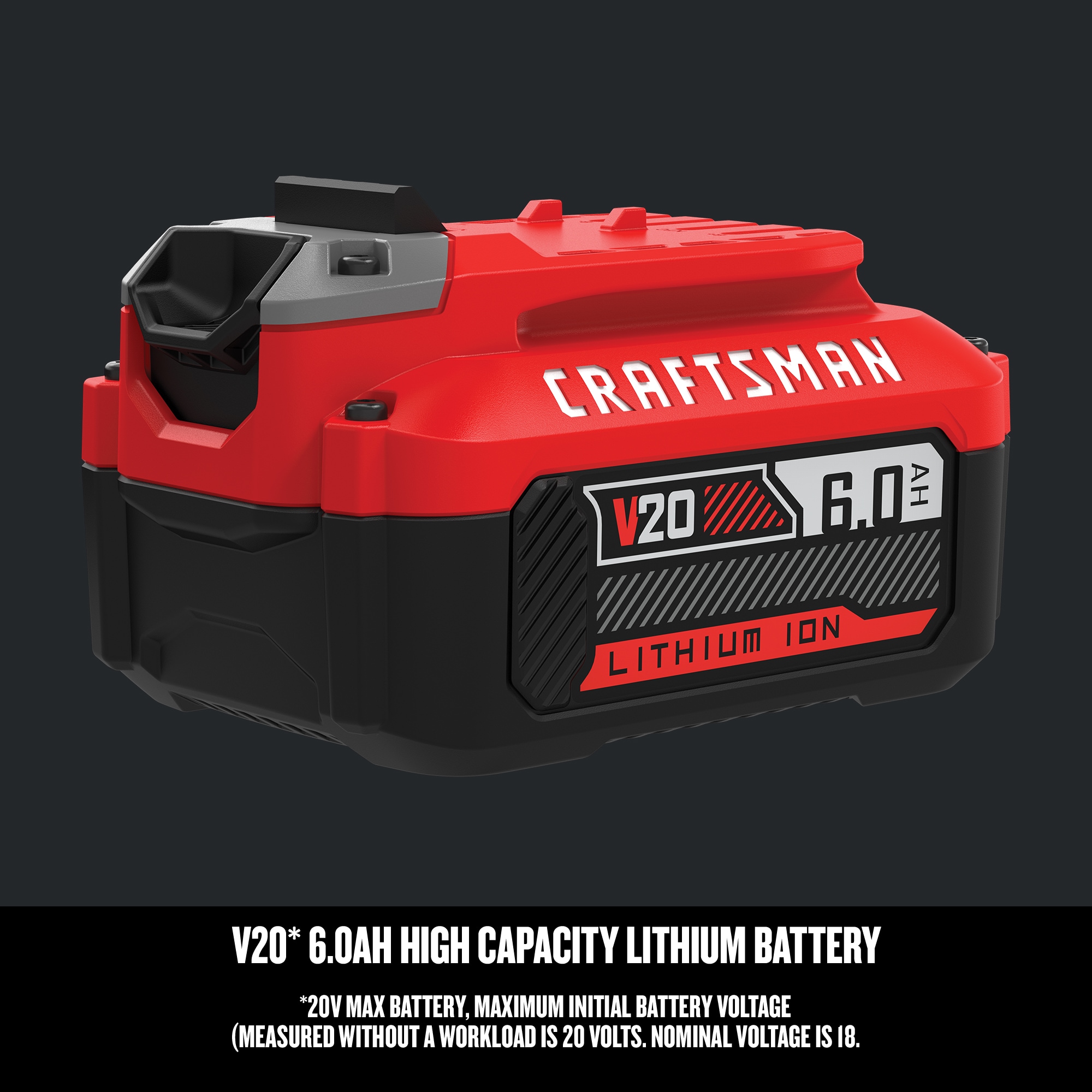 CRAFTSMAN V20 20-V 6 Amp-Hour; Lithium-ion Battery in the Power