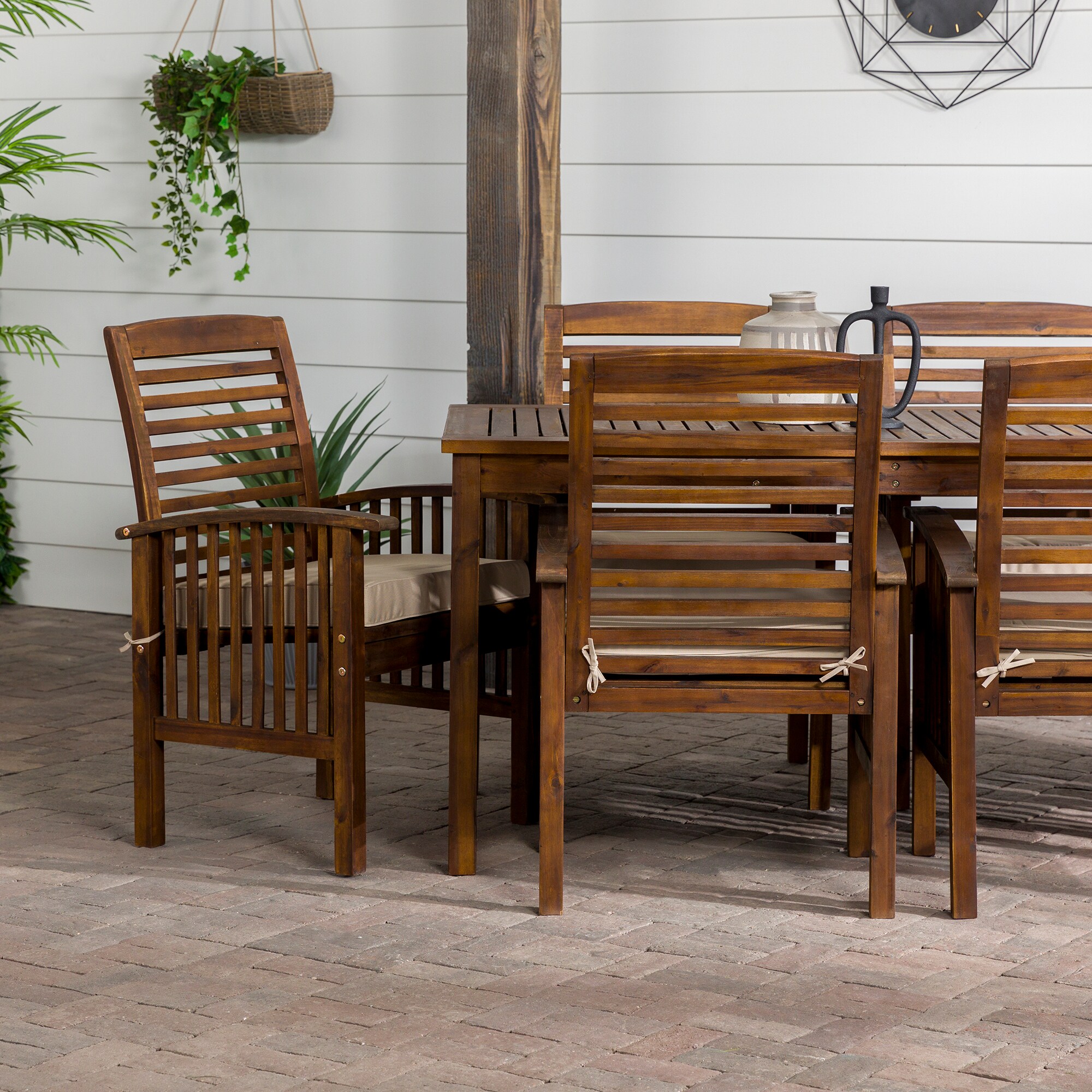Walker Edison LWW7SDTDB Patio-Dining-Sets - View #5