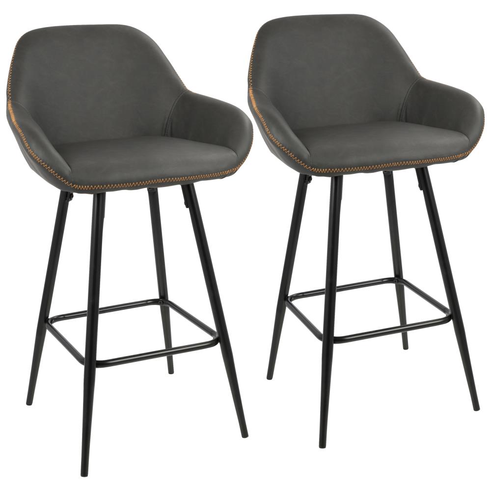 lumisource bar stool grey