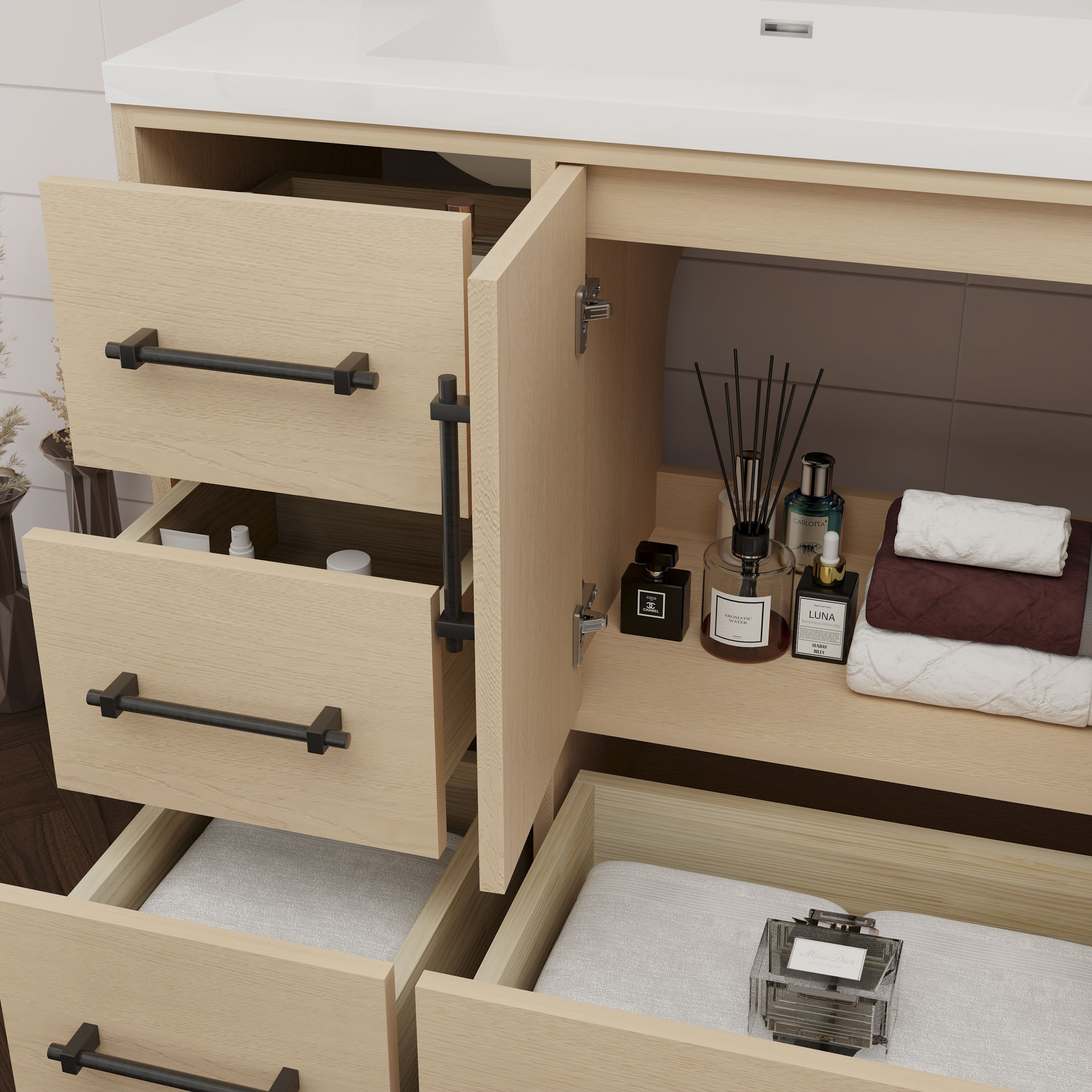 BV Better Vanity VICTORIA36LFS-YO Bath-Vanity-Combo - View #6