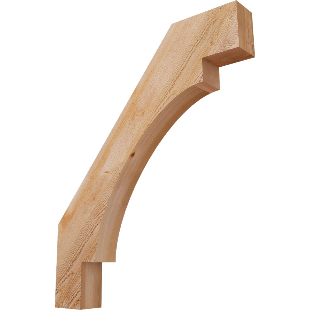 Ekena Millwork BRC04X30X36MRC00RWR 4-in x 30-in x 36-in Western Red Cedar Unfinished Wood Merced Rough Sawn Knee Brace