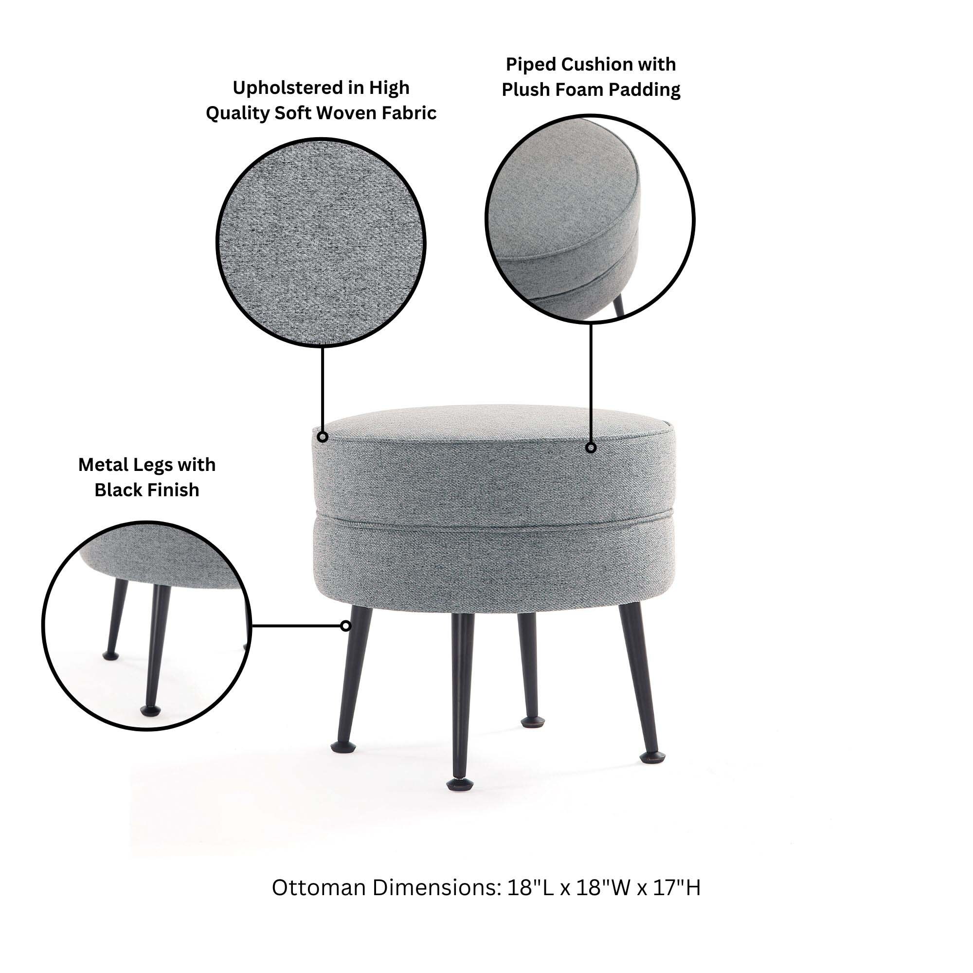 Manhattan Comfort 2-OT003-GYB Indoor-Ottomans - View #4
