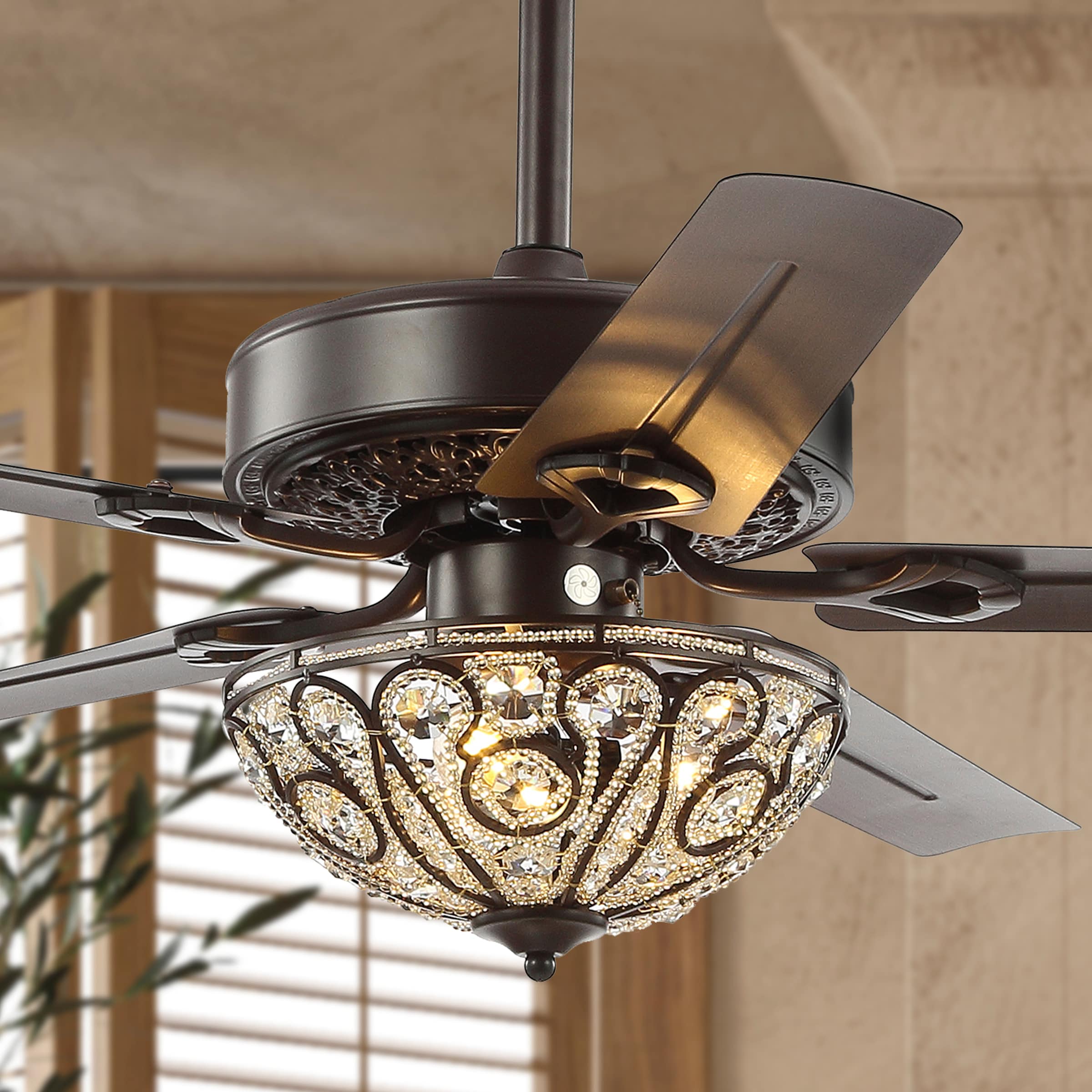 Ceiling Fan With Light And Remote