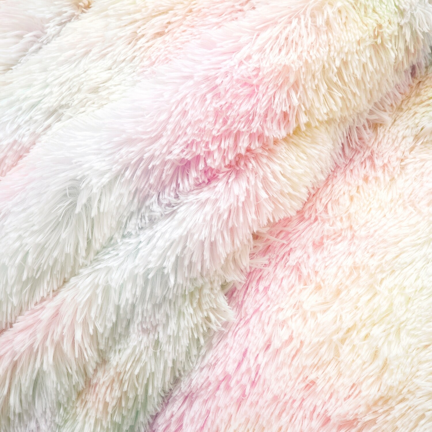 Emma Faux Fur Comforter Set, Lush Decor
