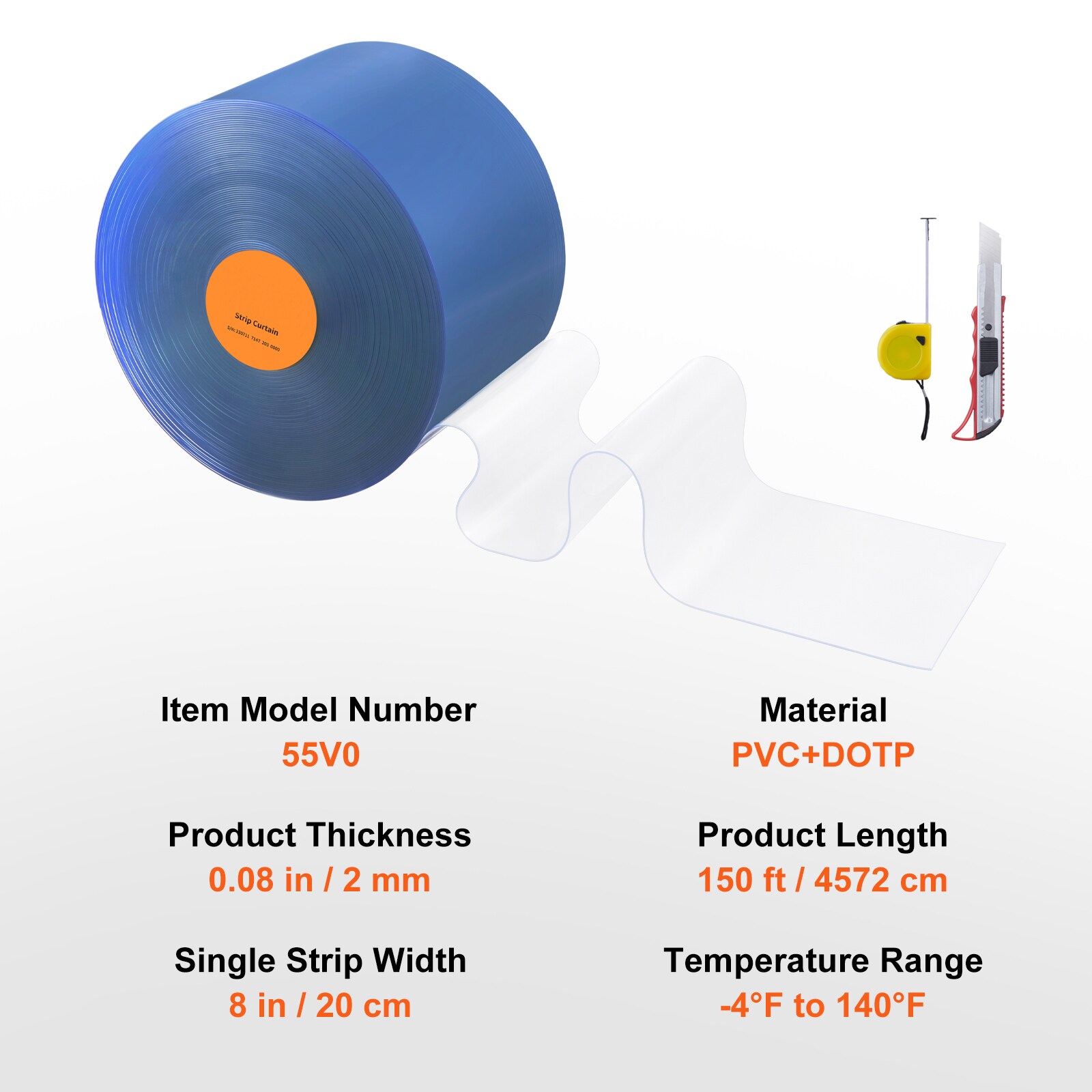 VEVOR SCJPVC150X8101406V0 Door-Accessories - View #7
