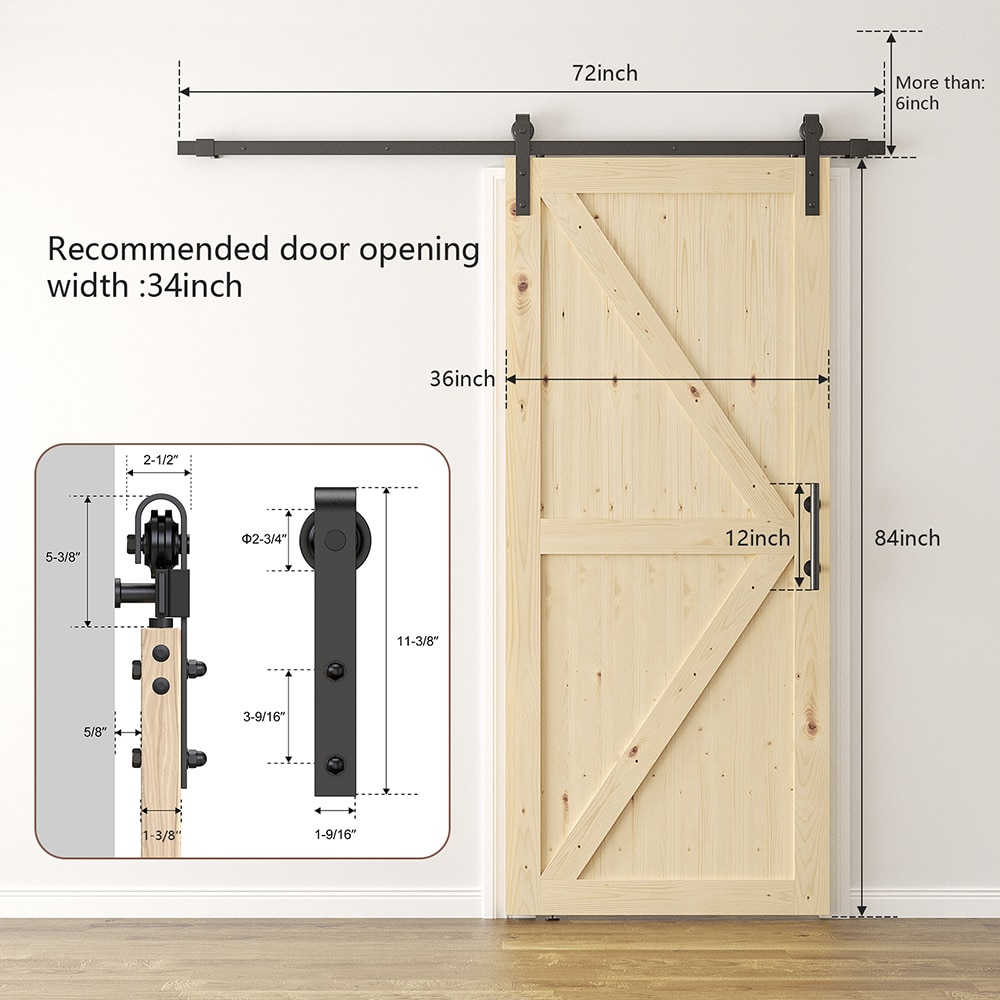 LOVMOR BD-CF540046E0-36 Barn-Doors - View #5