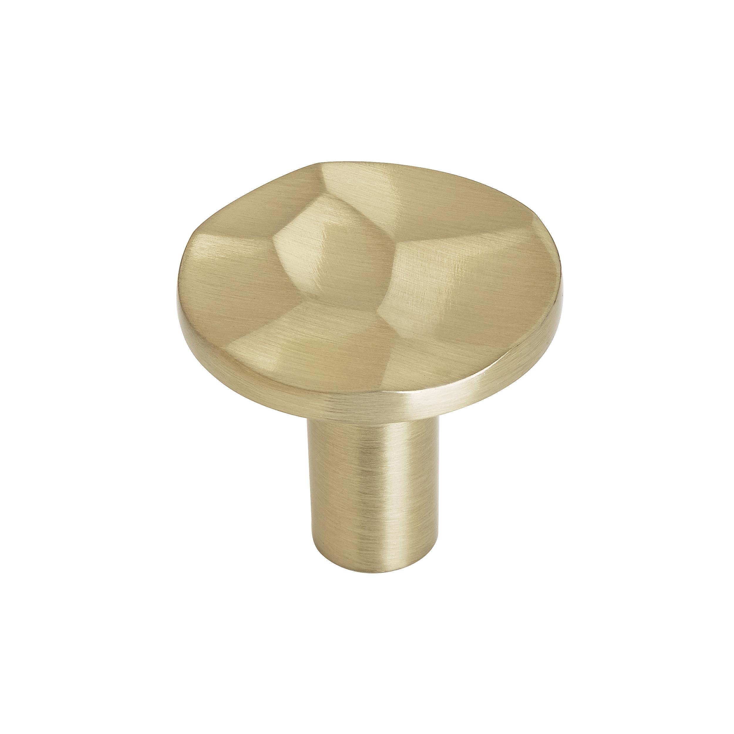Amerock BP36820BBZ Kamari 1-3/16-in Golden Champagne Round Contemporary Cabinet Knob