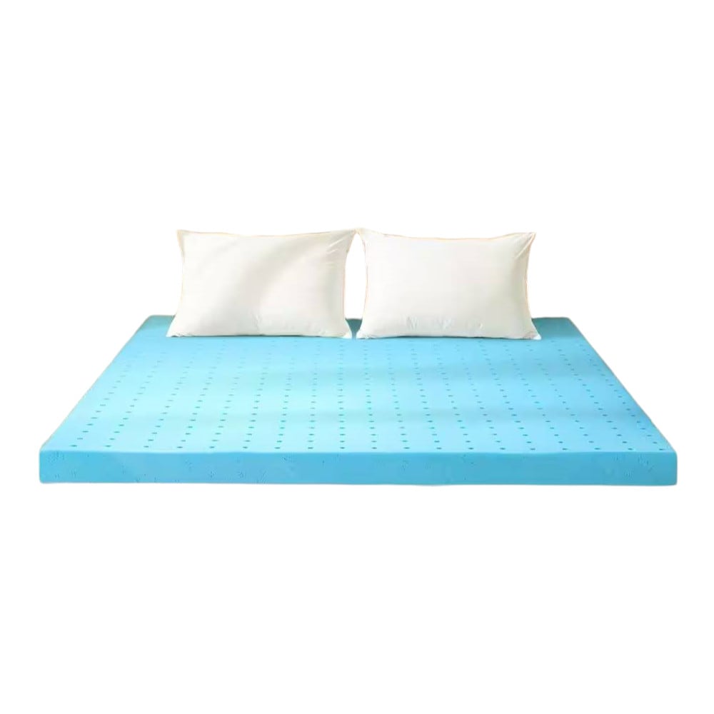 Slickblue D-FR-1113 3-Inch Gel Memory Foam Mattress Topper - King/Queen/Full/Twin High-Density Memory Foam Mattress with Cooling Pressure Relief – Bedroom/RV/Dorm
