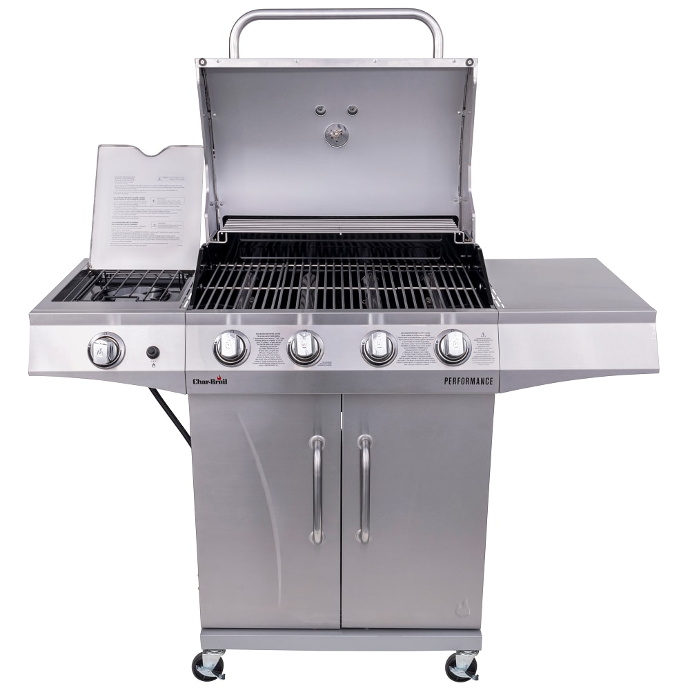 Char-Broil Performance Series 4-Burner Liquid Propane Gas Grill with 1 Side Burner in Grills department at Lowes.com