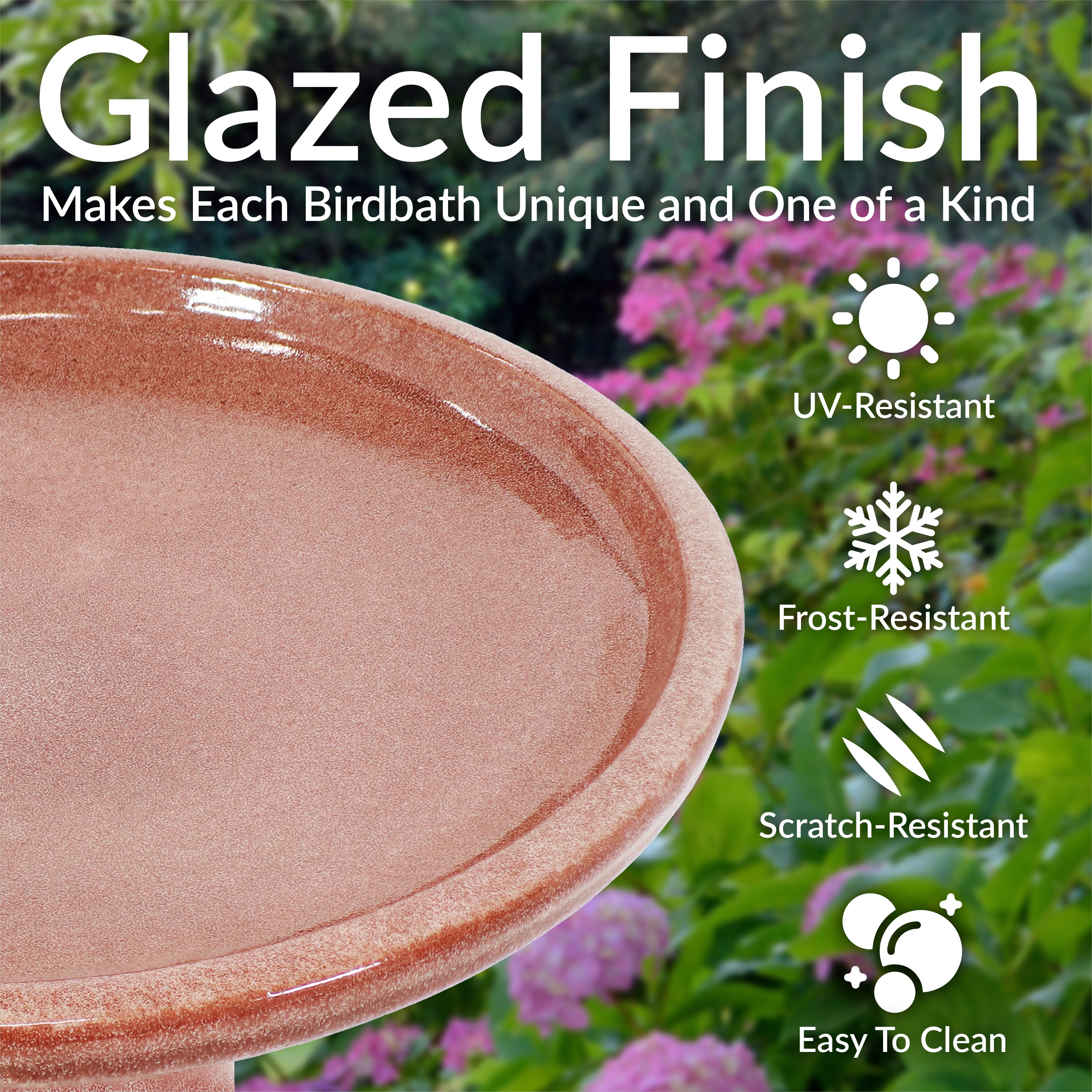 Sunnydaze Decor AP-009 birdbaths - View #4