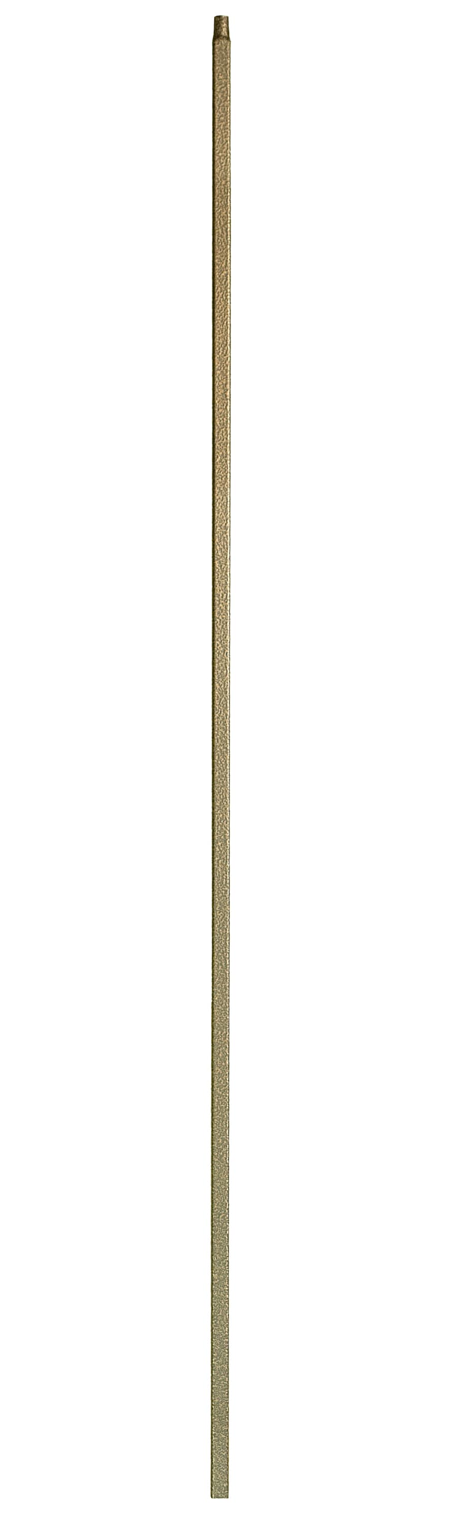 WM Coffman 800966 44-in x 0.5-in Antique Bronze Wrought Iron Pin Top Square Stair Baluster