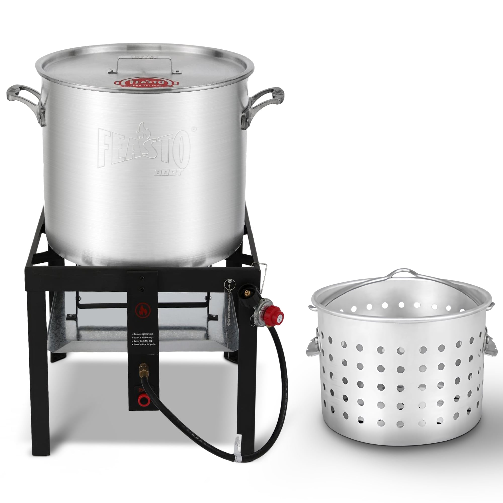 Feasto 11201 1 -Burner Propane Electronic Aluminized steel Boiler