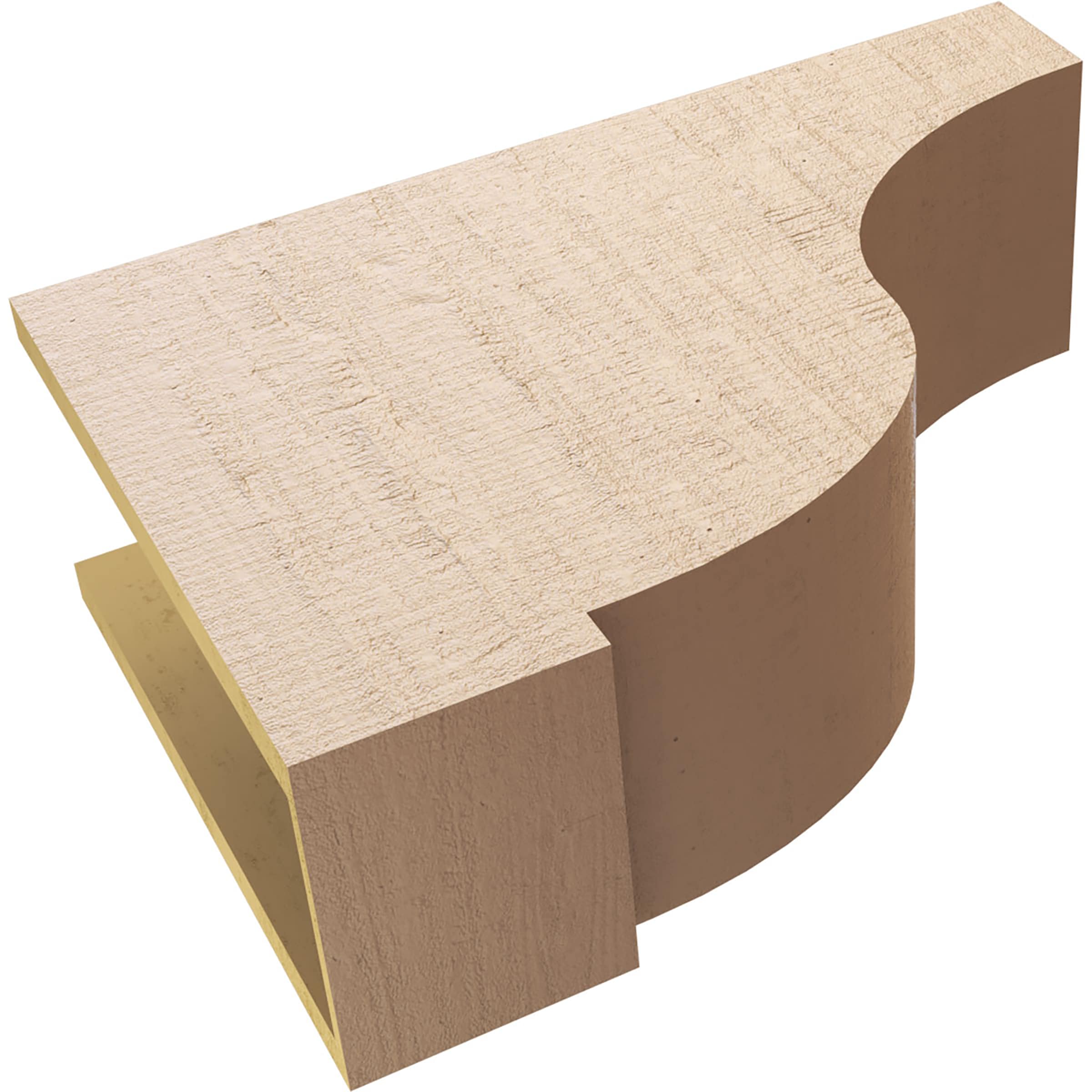 Ekena Millwork CORU08X24X16VANRCPR corbels - View #6