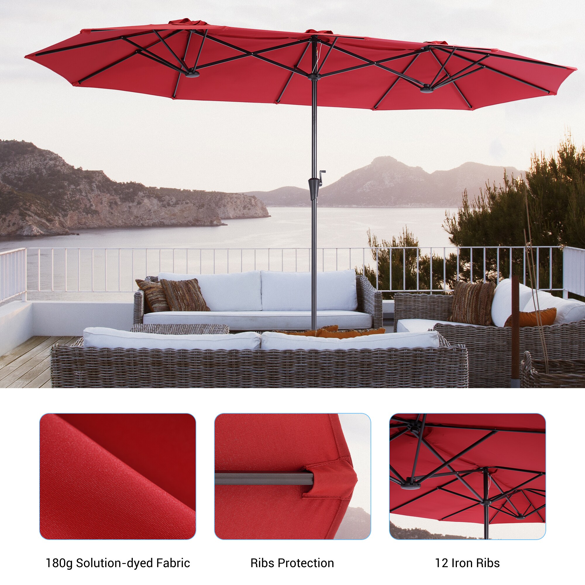ACEGOSES LW-R16RD-H Umbrellas-2 - View #3