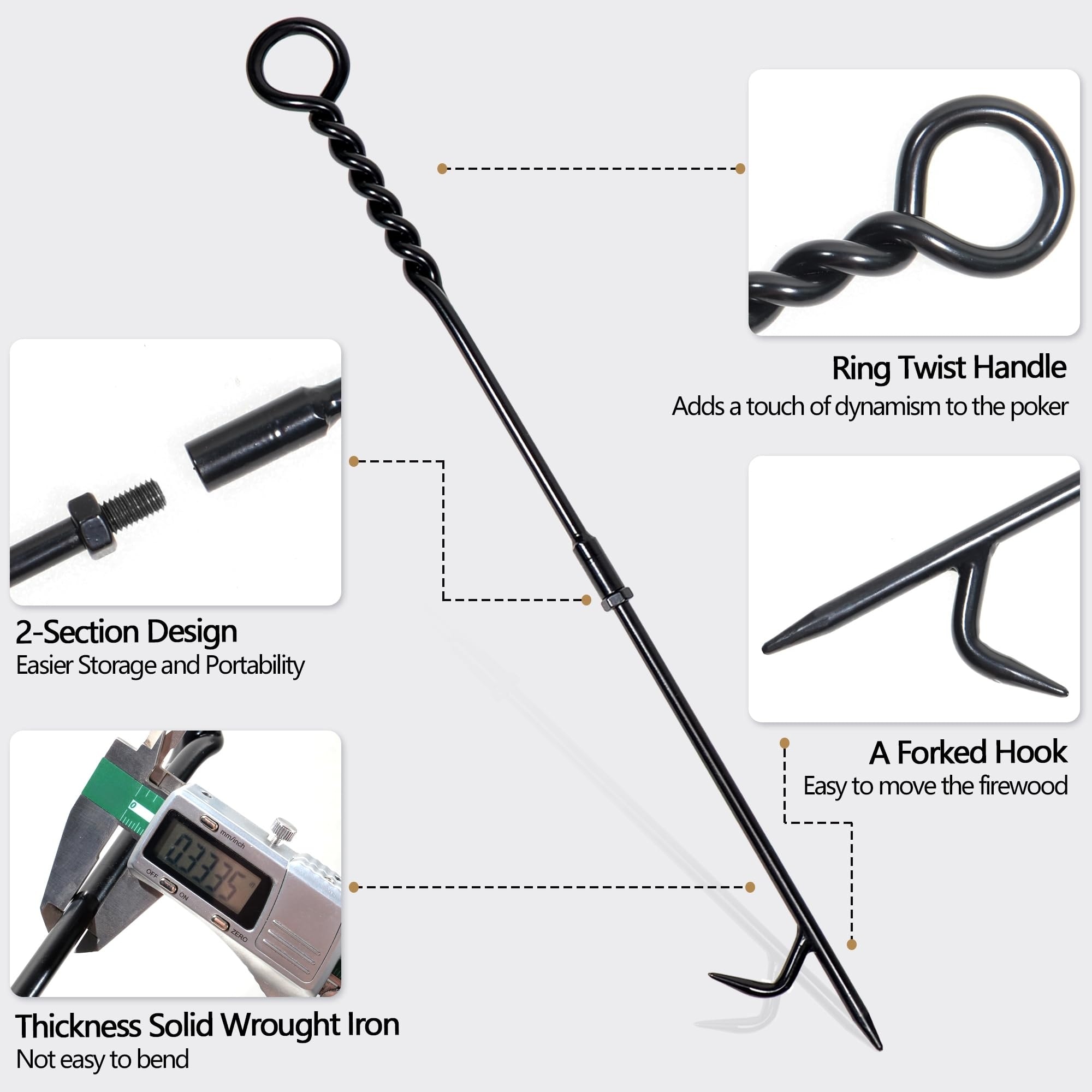 Misopily L05MS10062 Fireplace-Tools - View #4