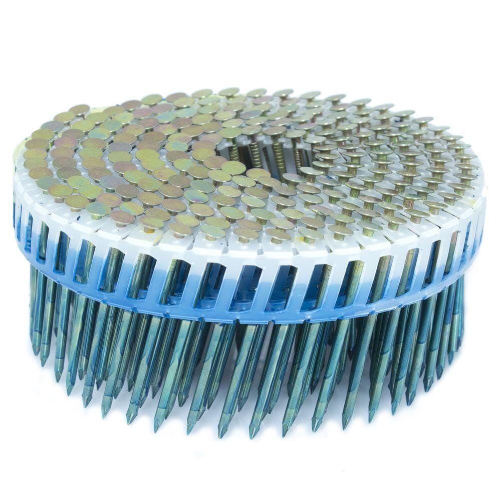 FASCO MP692GE3.2M 2-in 13 -Gauge Galvanized Smooth Shank Collated Siding Nails Box