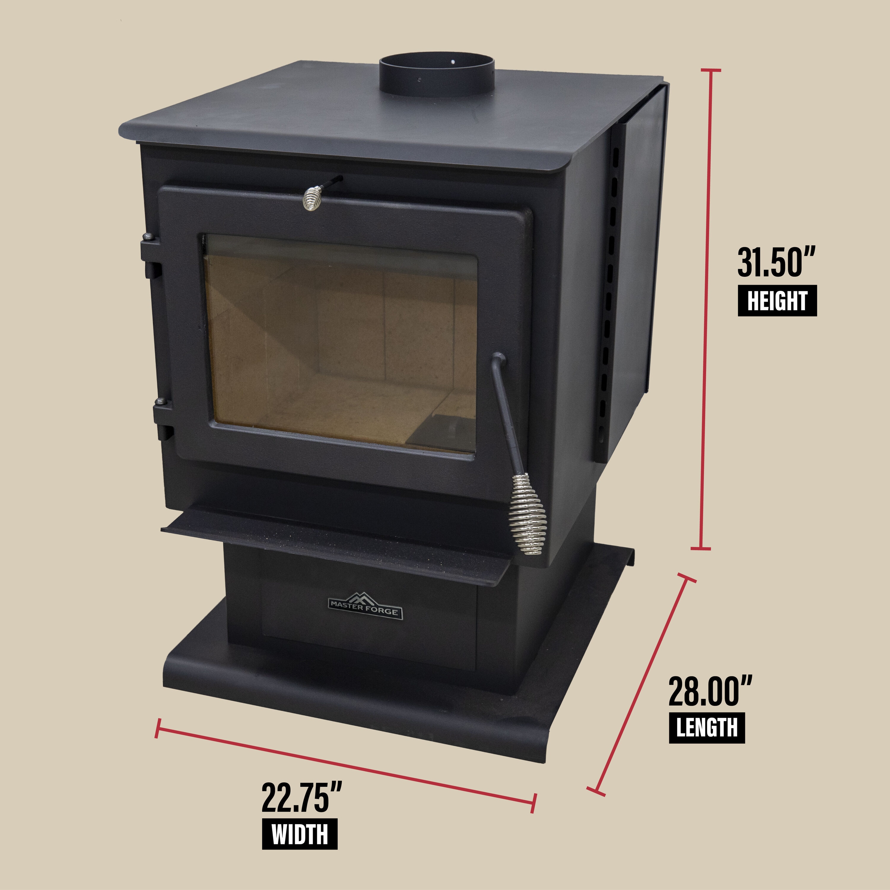 Master Forge WS110 Wood-Stoves-Wood-Furnaces - View #3