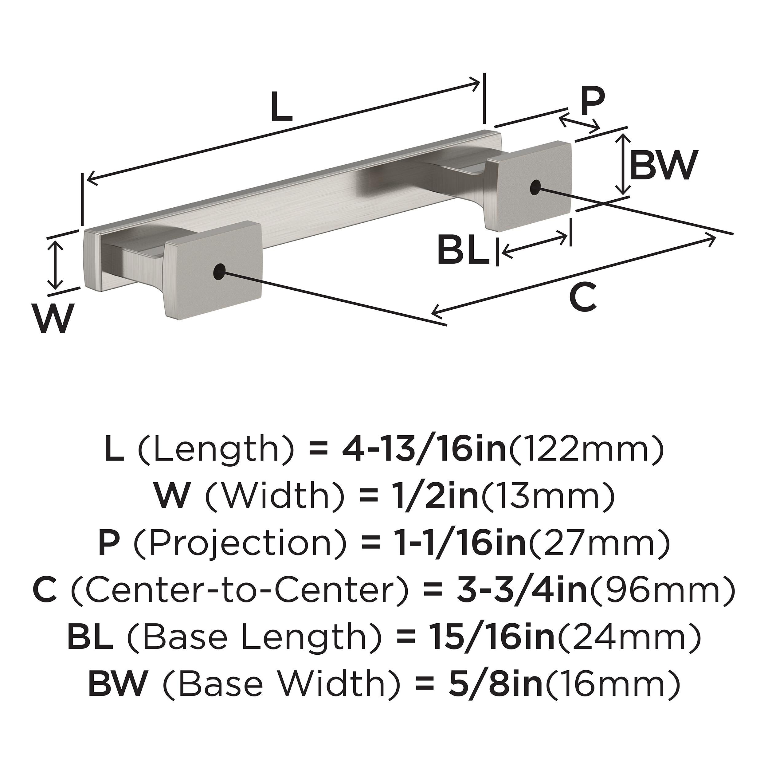 Amerock 25VMP37091G10 Cabinet-Pulls - View #4