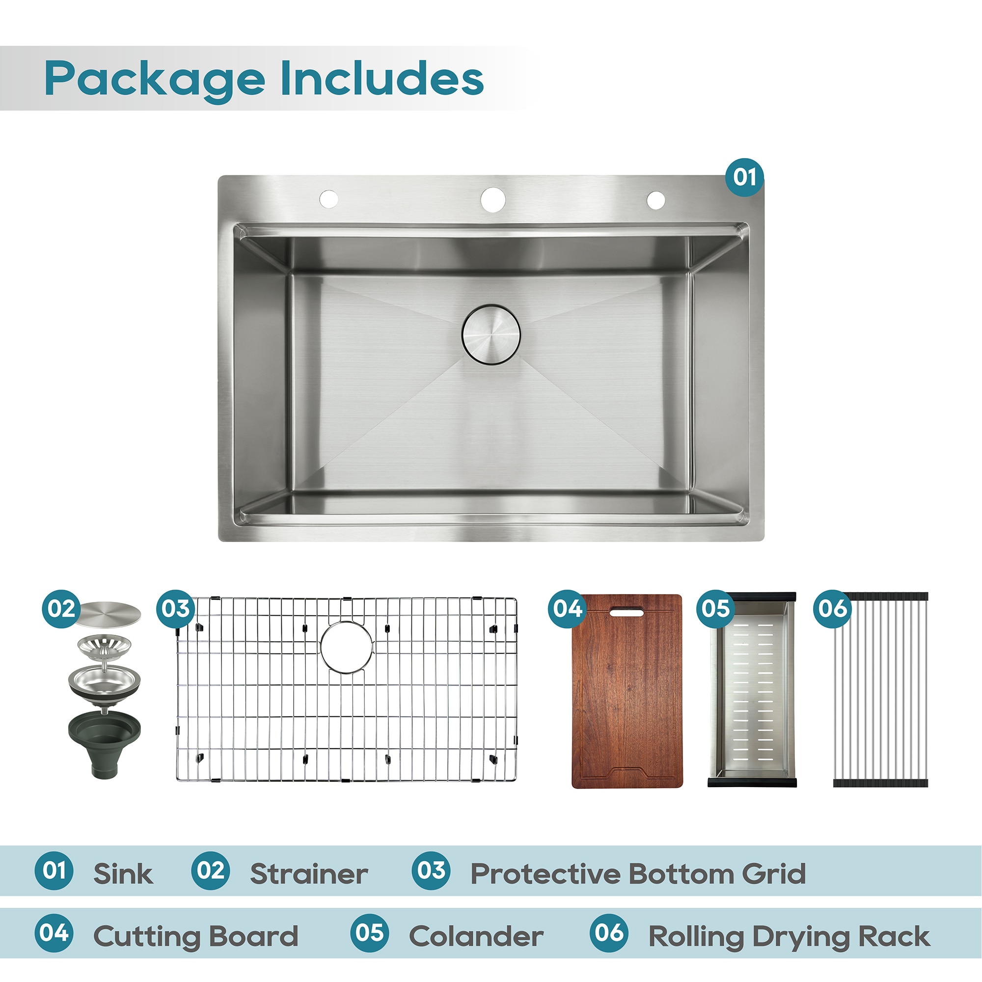 DELUXE LIVING H7645B-A Kitchen-Sinks - View #9