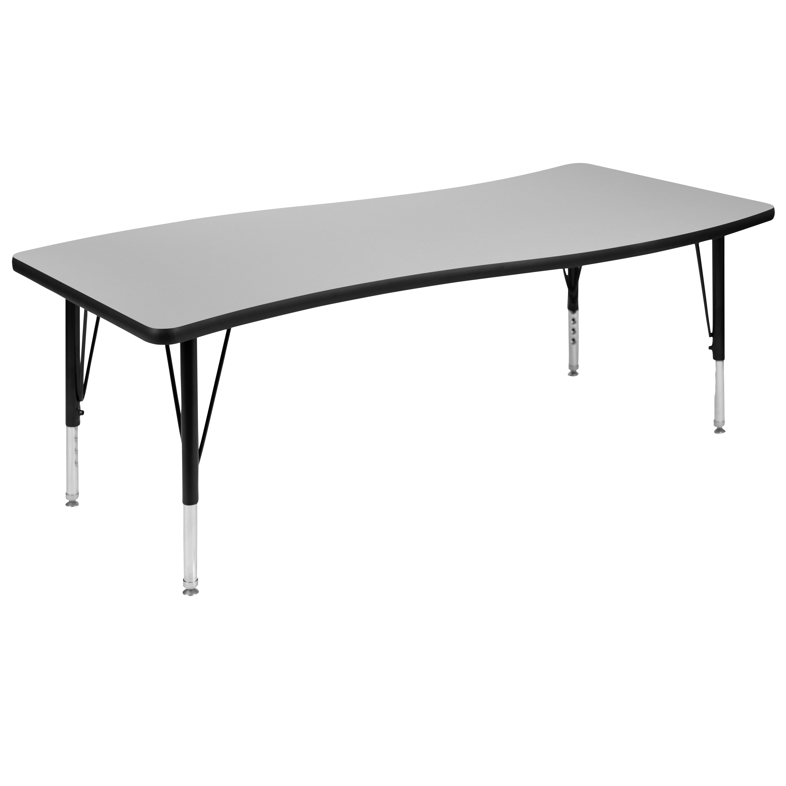 Flash Furniture 889142515258 Wren Grey Rectangular Kid's Play Table