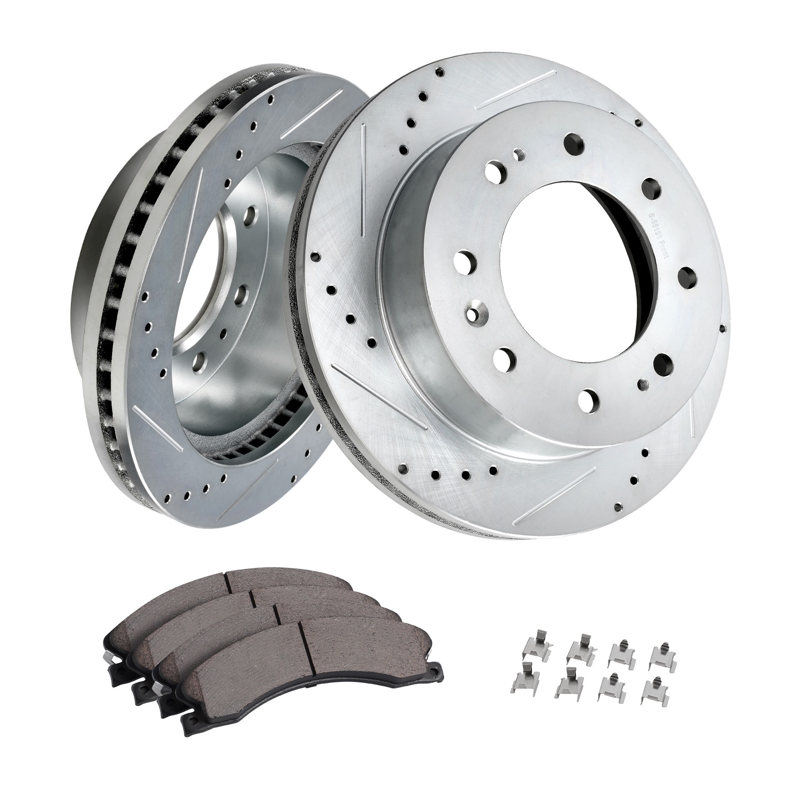 SVOPES SVOPESQCCCPTZ07775V0 Steel Brake service kit Silver