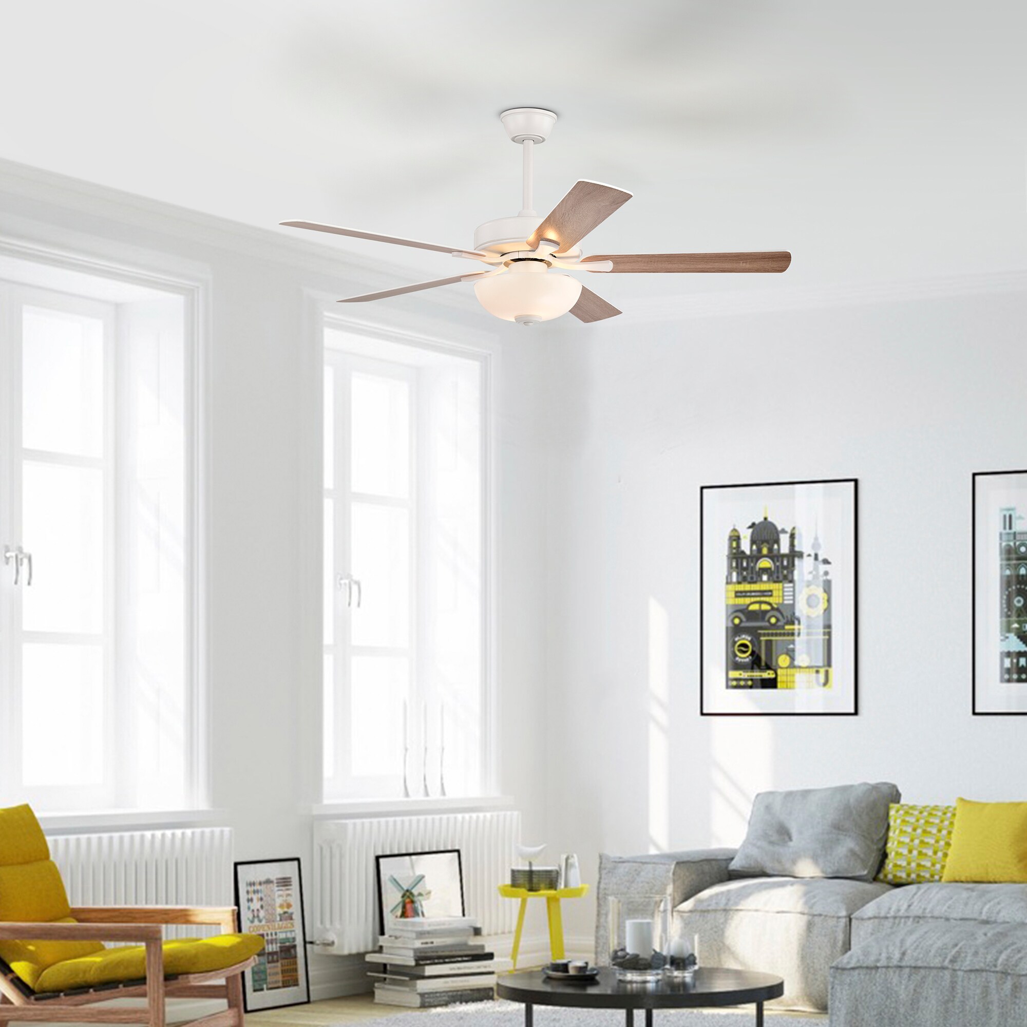 Edvivi FFG7316WH Ceiling-Fans - View #8