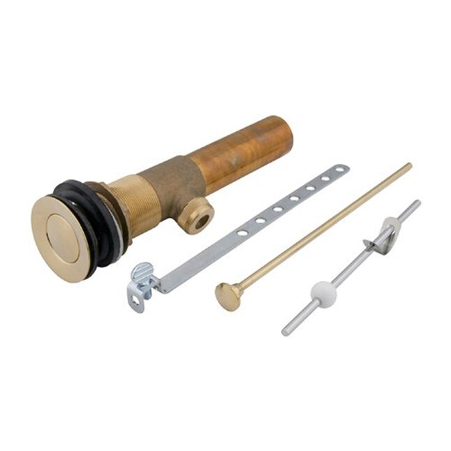 Elements Of Design Columbia Polished Brass Bathroom Sink Pop Up Drain In The Drains Stoppers Department At Com - What Is French For Bathroom Sink Drain Kit