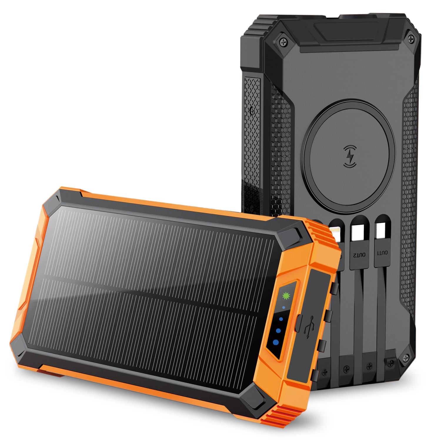 Alpha Digital Micro USB USB-C Lightning Power Bank 2-Ports #ZL808-COMBO