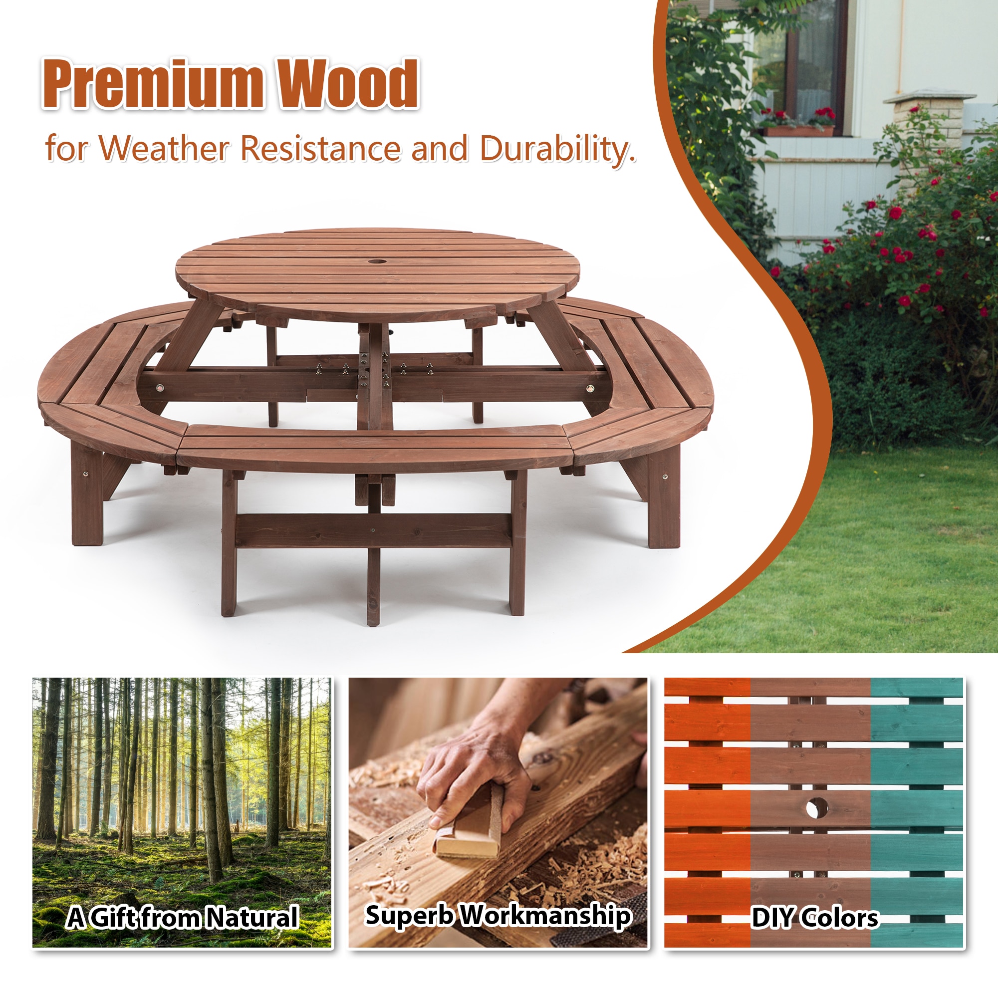 Damerin CZ-TA07 Patio-Tables - View #10