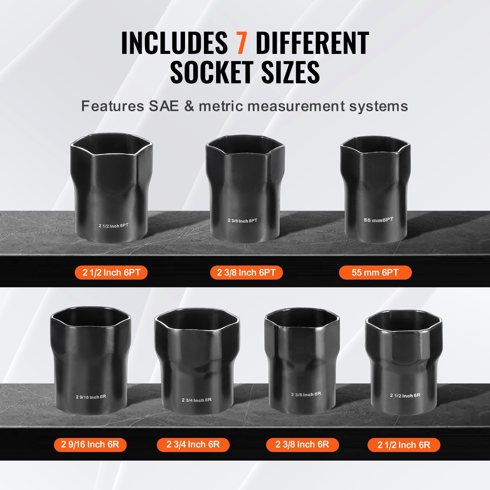 VEVOR SCZLMTTCLZCS06232V0 Impact-Socket-Sets - View #3
