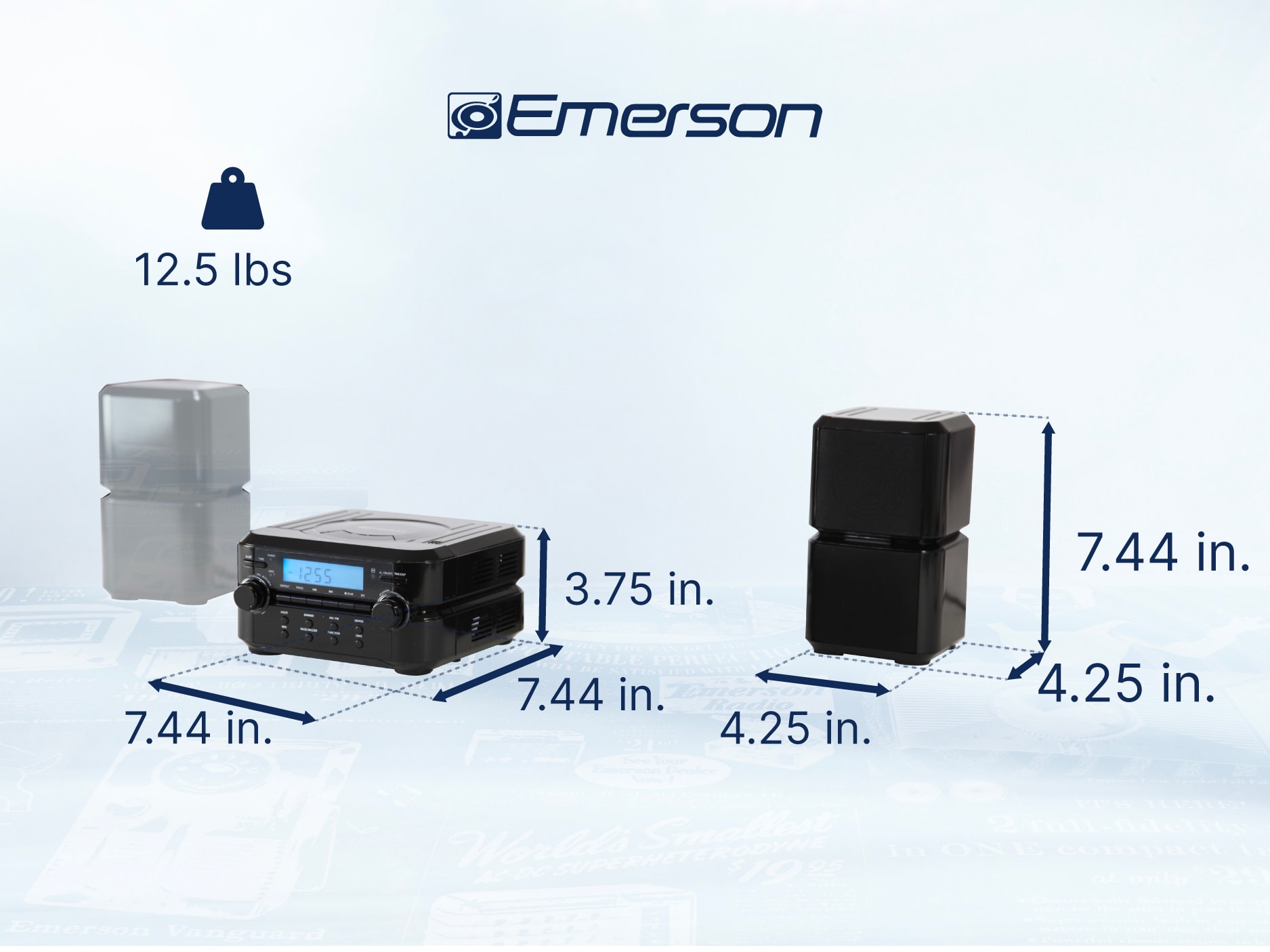 Emerson ES-4001 Boomboxes-Radios - View #3