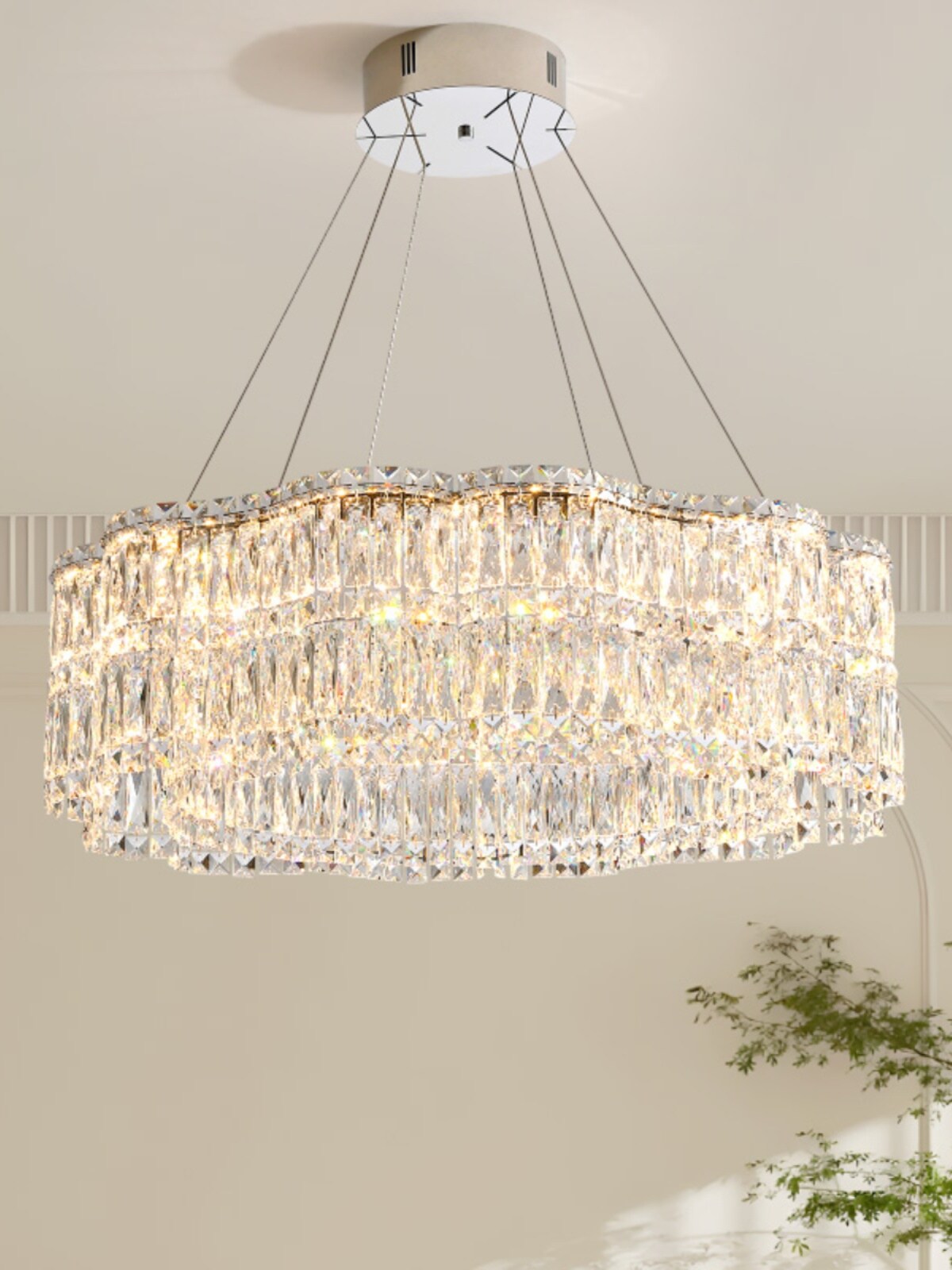 SILJOY LH-6057C-1B Crystal Chandelier