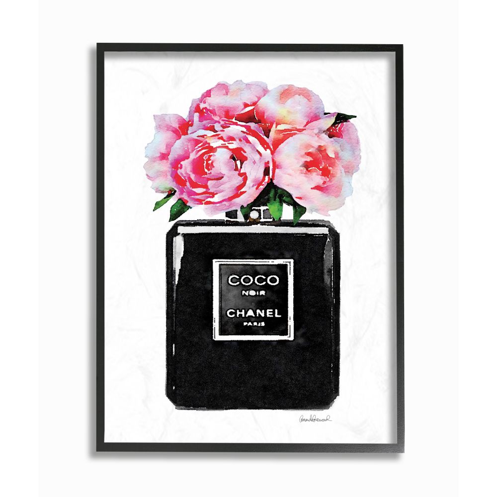 The Stupell Home Decor Collection Pink Roses and Toiletries