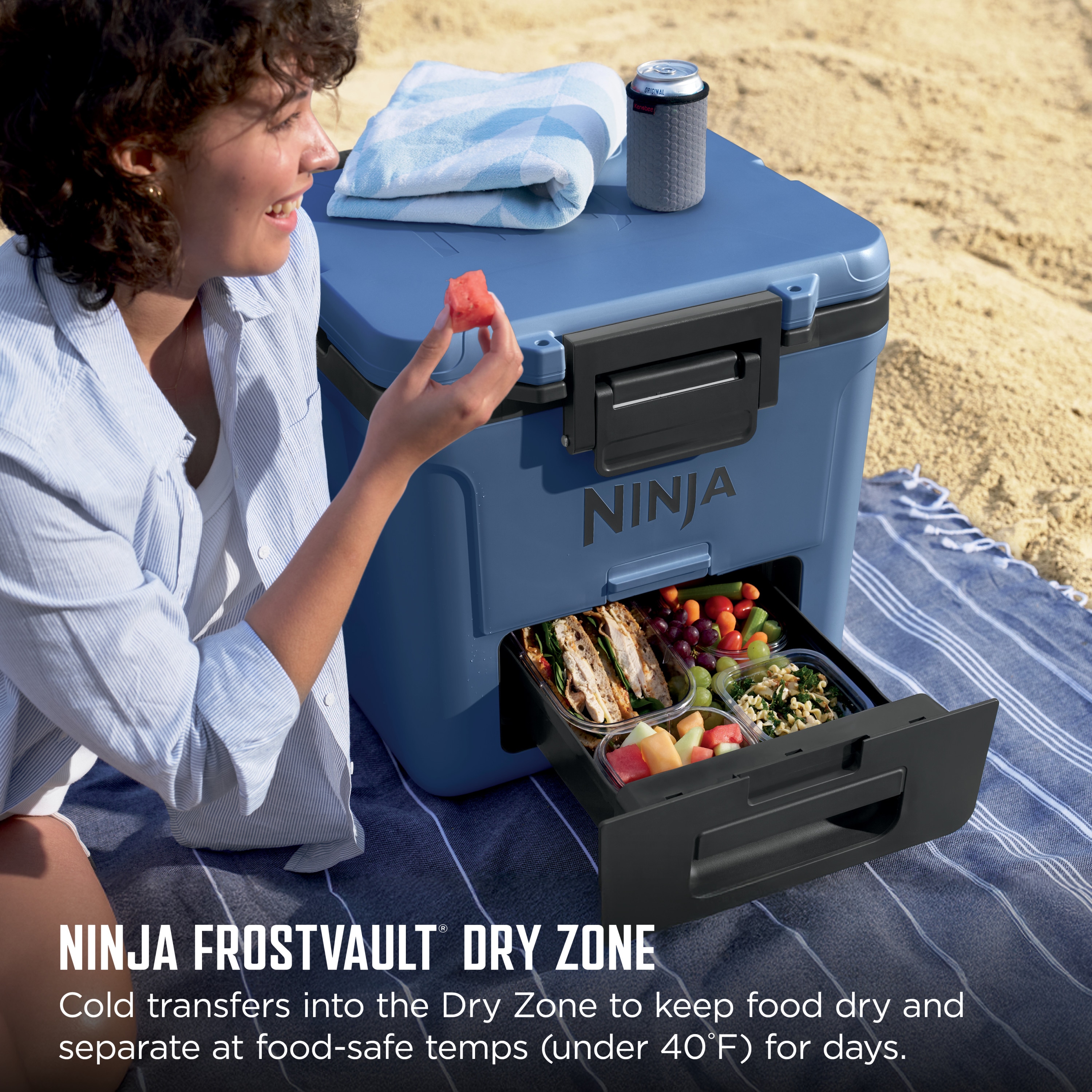 Ninja FrostVault 1lb. Ice Packs, 2-Pack, Reusable, Refreezable Ice Blocks Mess Free Recyclable Designed To Fit Ninja Frostvault - View #3