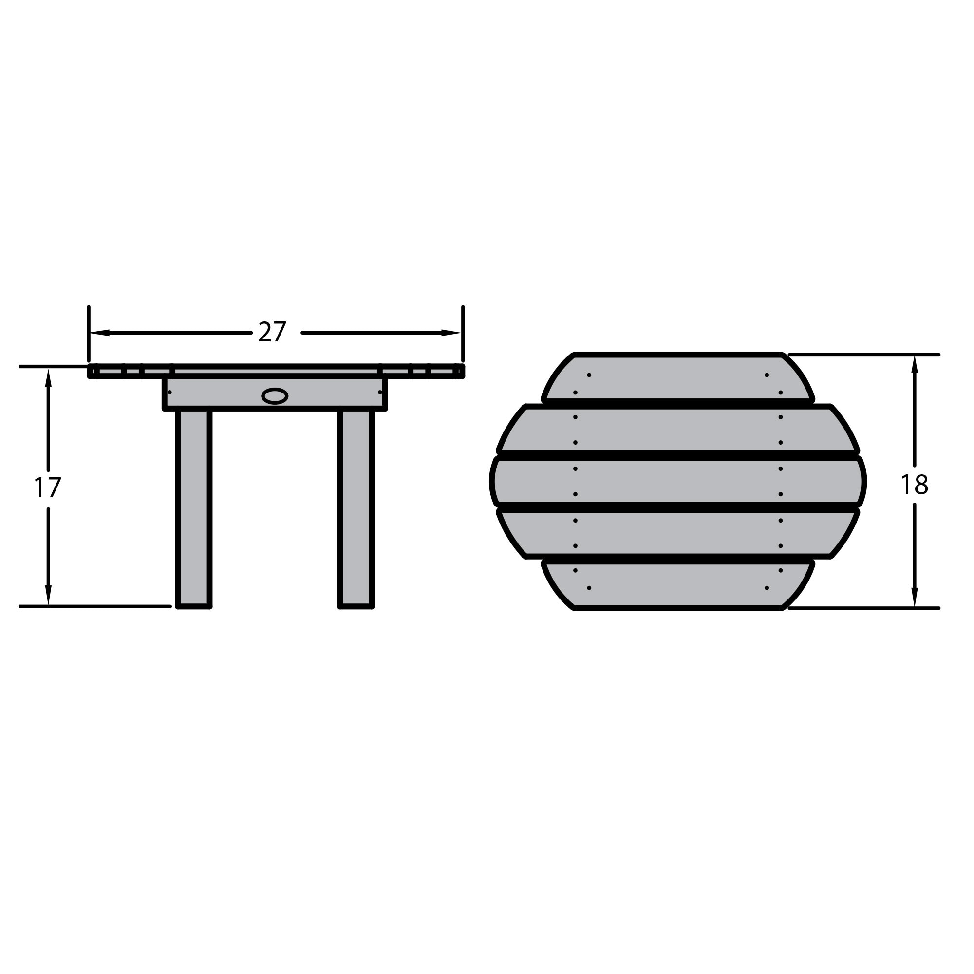 highwood AD-TBL-CW1-HGR Patio-Tables - View #6