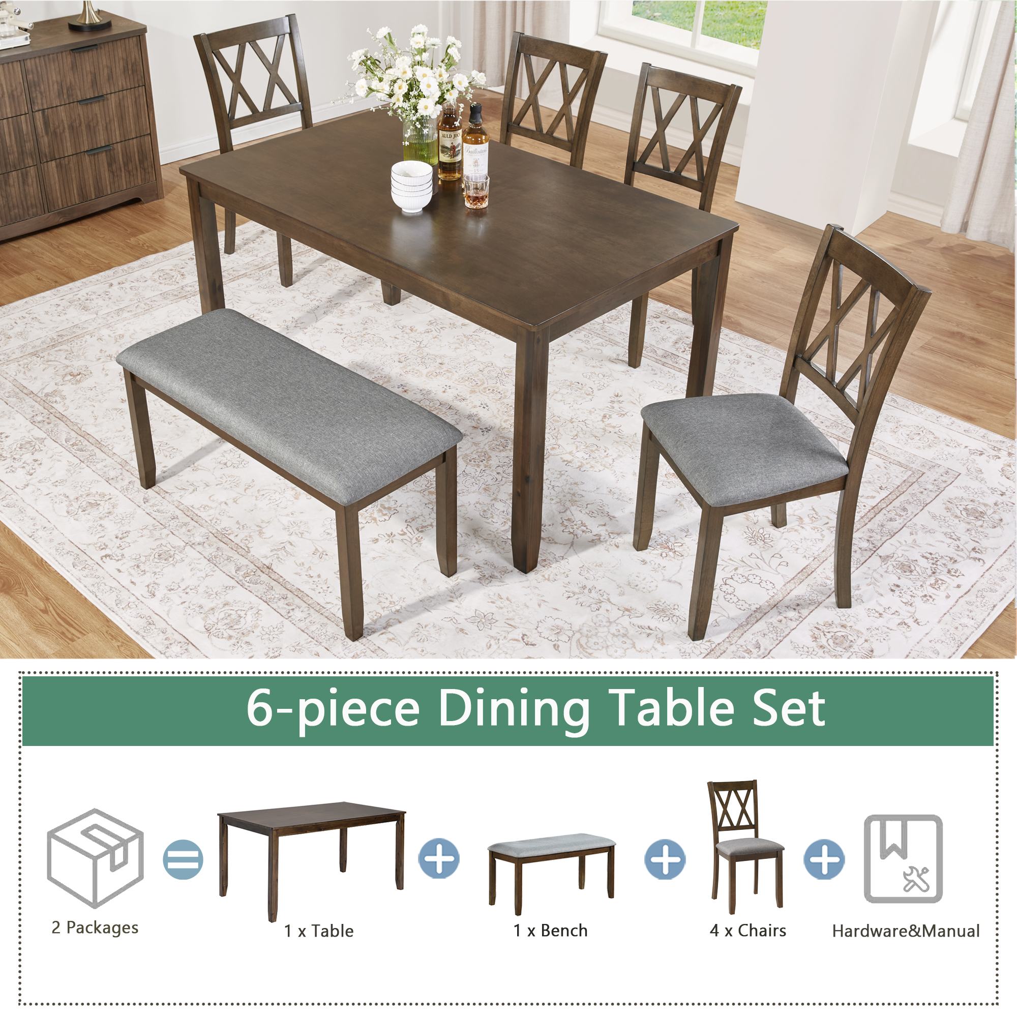 GZMR GZ-W1998Q484 Dining-Sets - View #2