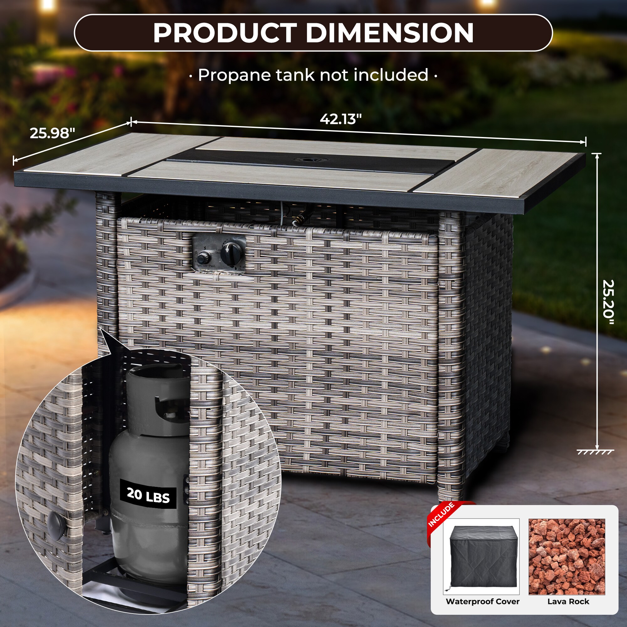 Ovios RFP-GRS Outdoor-Gas-Firepits - View #5