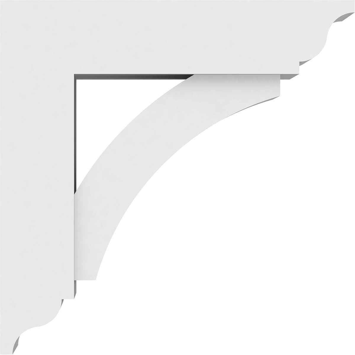 Ekena Millwork BKTP03X12X12THR01 Exterior-Brackets-Braces - View #3