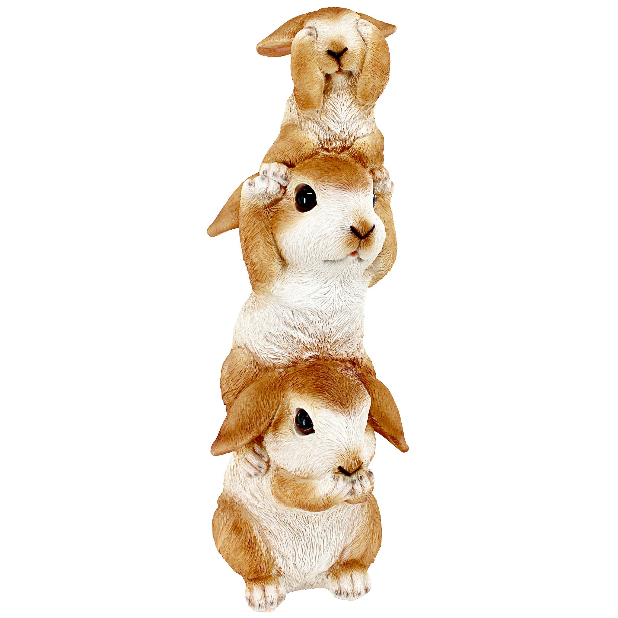 Design Toscano HT104330 11-in H x 4-in W Multiple colors/finishes Rabbit Garden Statue