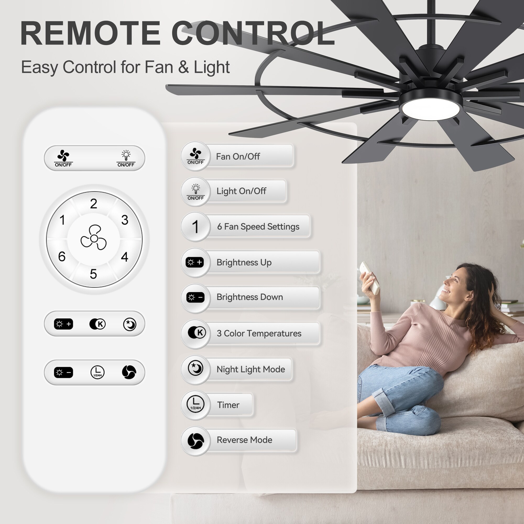 Breezary 23046-SN Ceiling-Fans - View #6