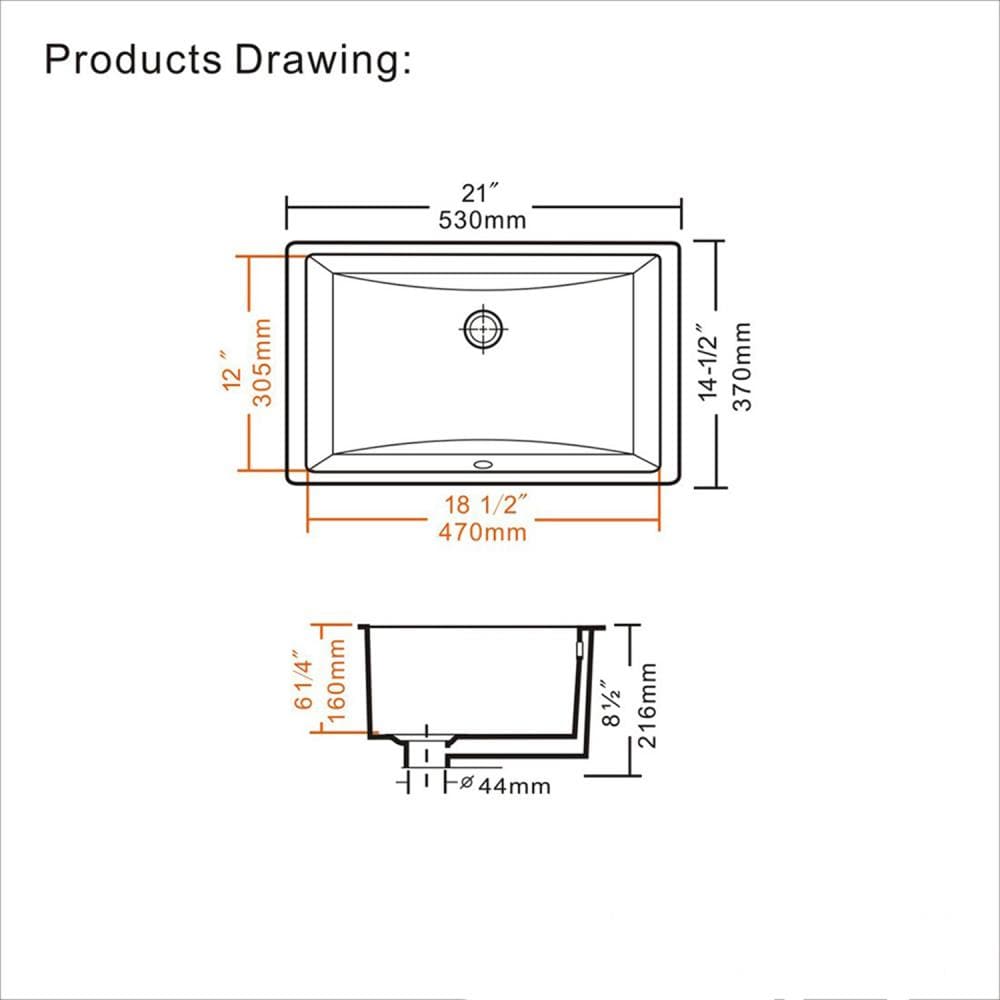 CASAINC CQ1612W Bath-Sink - View #2