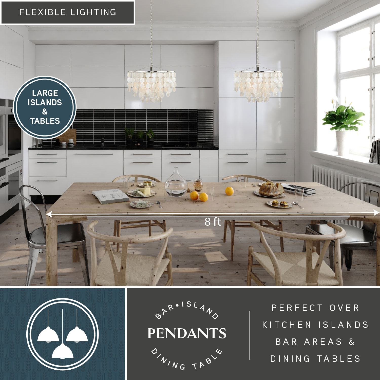 Cascadia P0139 Pendant-Lights - View #2