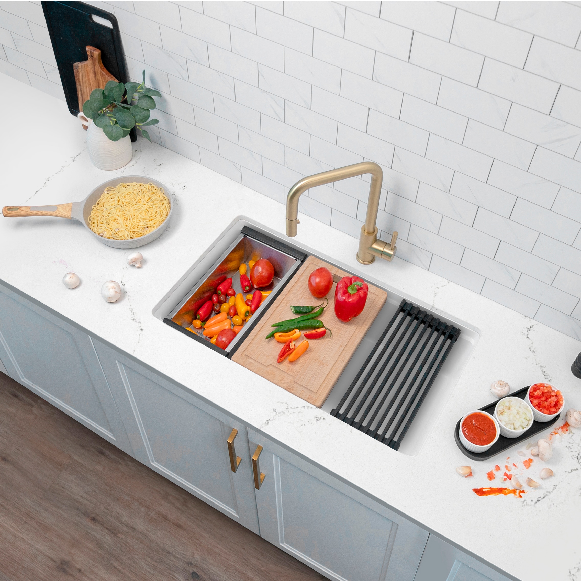 Stylish S-828WH1 Kitchen-Sinks - View #15