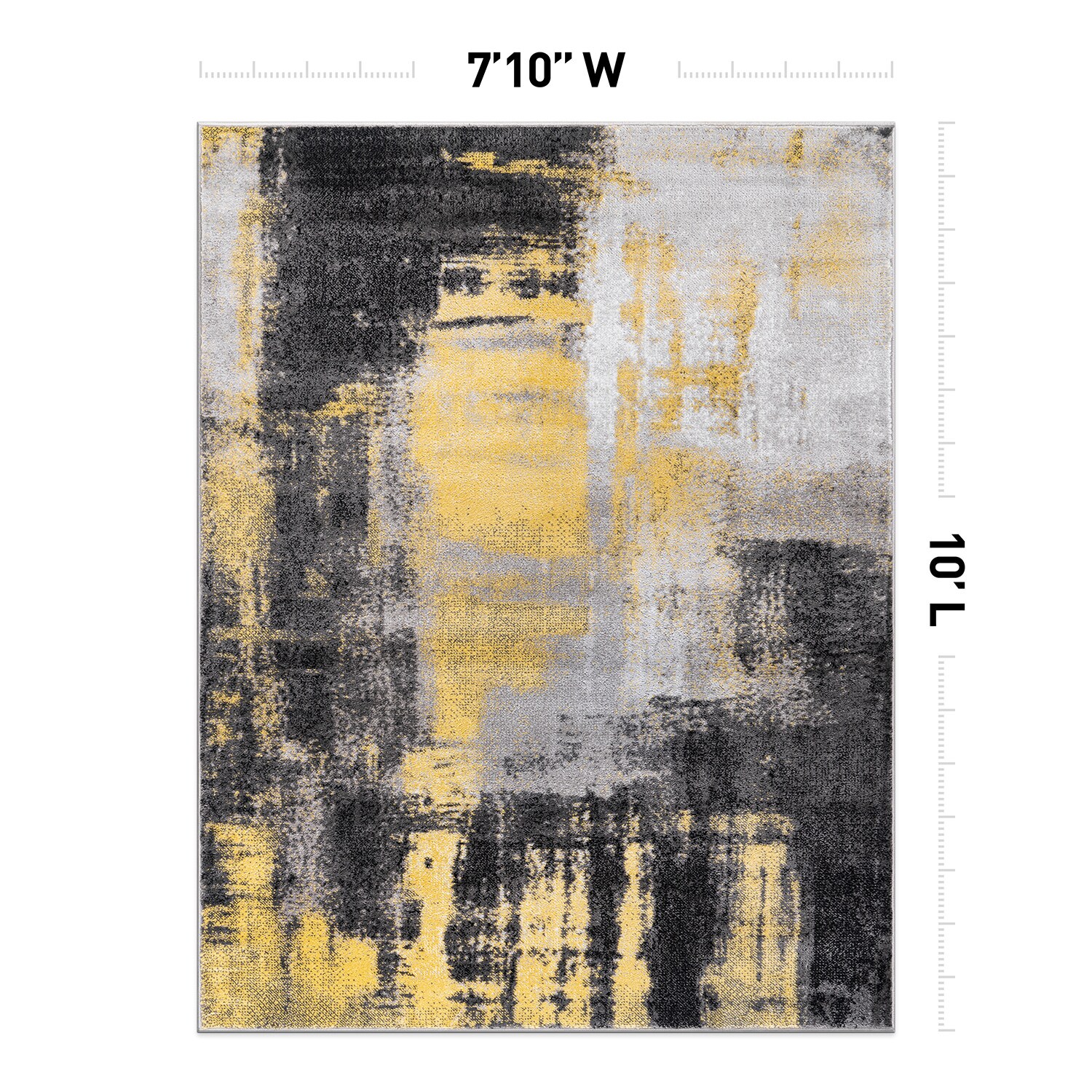World Rug Gallery 939YELLOW8X10 rugs - View #3