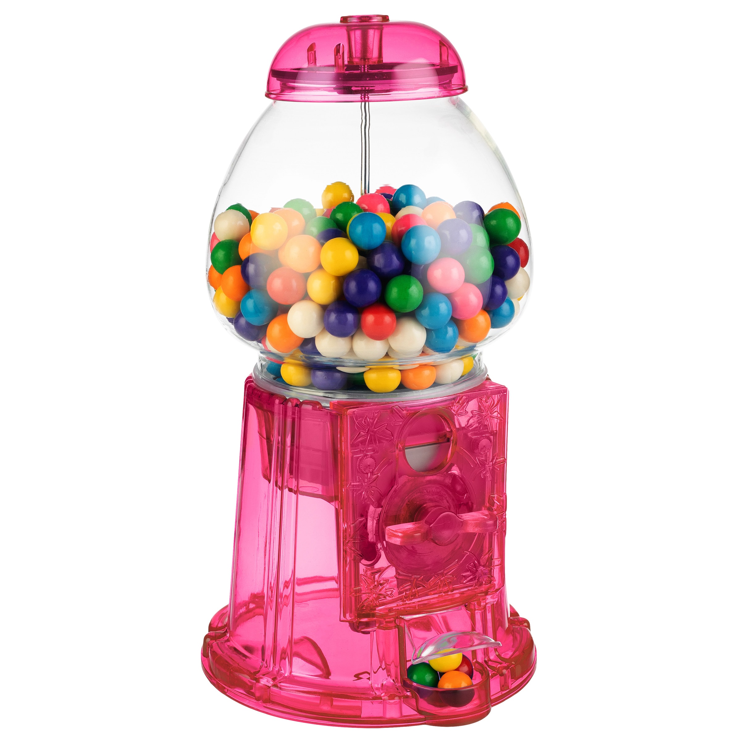 Great Northern Popcorn Pink Gumball Machine with Stand -  Commercial/Residential Candy Dispenser, 37-inch Tall, Glass Globe,  Adjustable Dispensing Mechanism in the Specialty Small Kitchen Appliances  department at