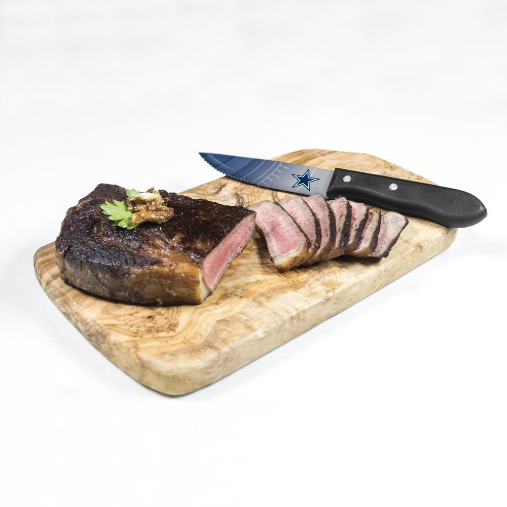 BRAND NEW DALLAS COWBOY 4 piece steak knife set! Official NFL COWBOY BLUE!