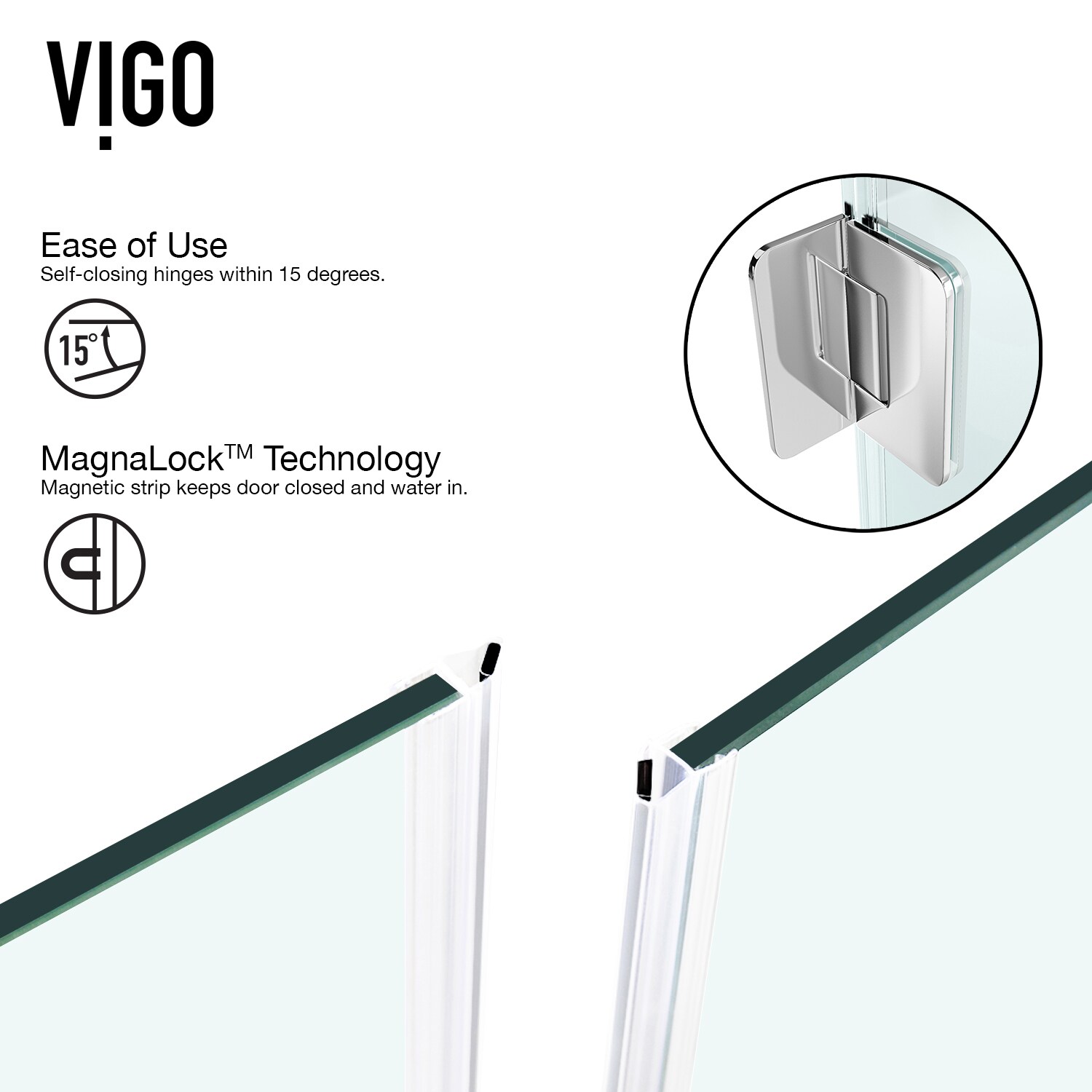 Vigo Piedmont 2 Piece 38 In W X 38 In L X 77 In H Chrome Neo Angle Corner Shower Kit With Base 4125