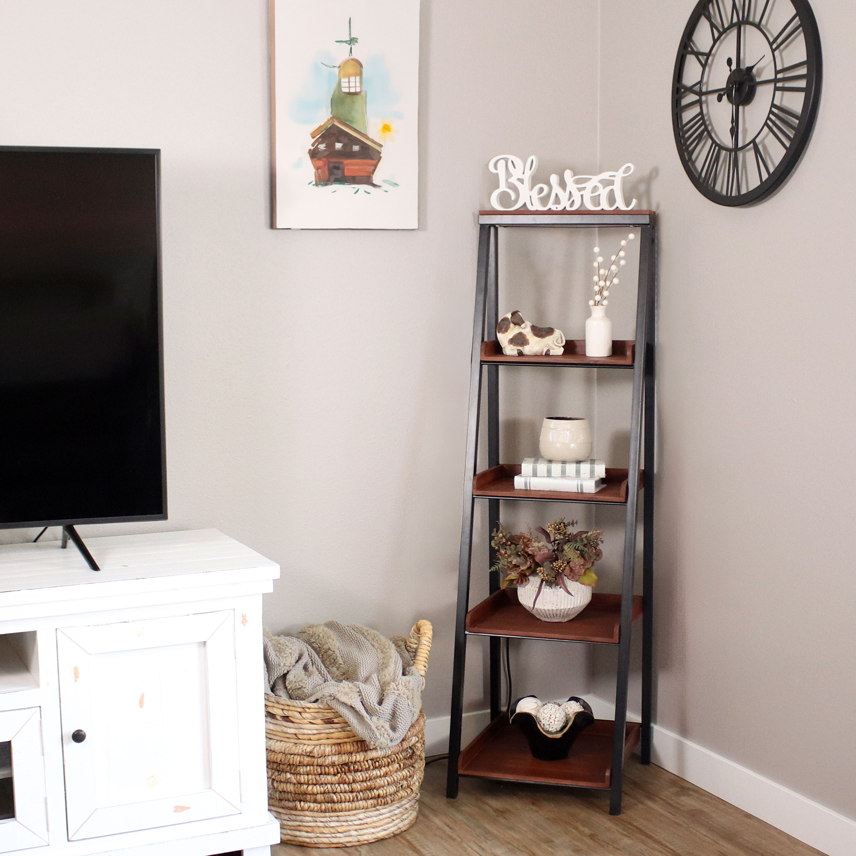 Sunnydaze Decor NPH-557 bookcases - View #2