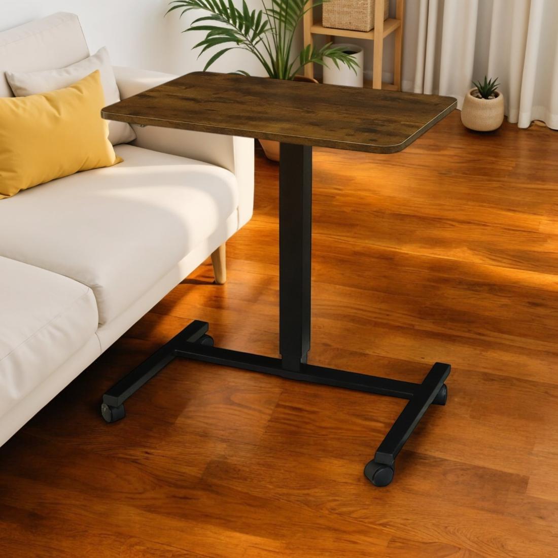 HomeRoots 45-in Black Rustic Standing desk
