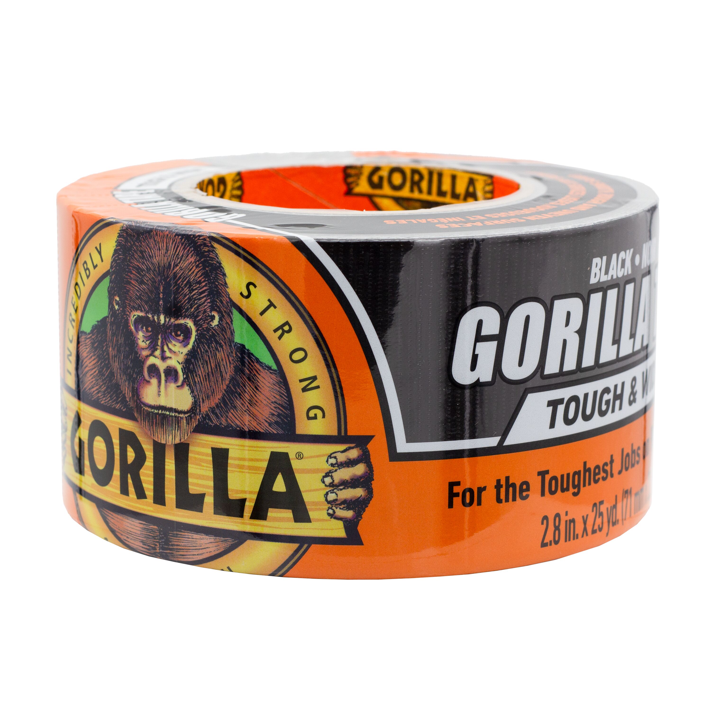 Gorilla All Weather-Butyl Black Waterproof Duct Tape 1.88-in x 25 Yard(s)  in the Duct Tape department at